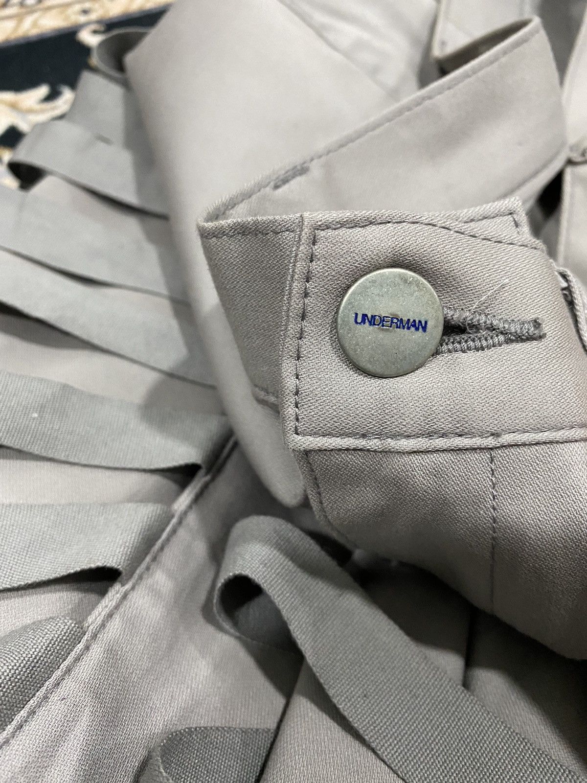 Jun Takahashi 🔥Archieve🔥 SS11 Undercover "Underman" Bondage Stripe Pants Size US 29 - 8 Thumbnail