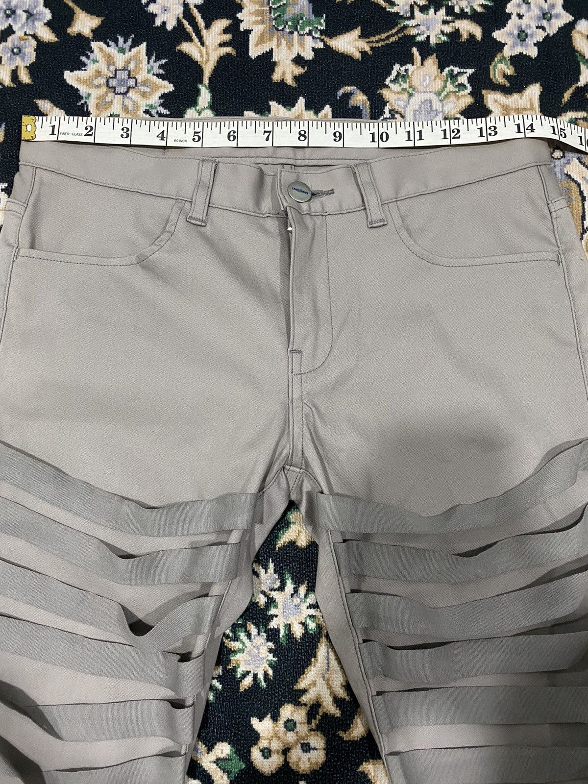 Jun Takahashi 🔥Archieve🔥 SS11 Undercover "Underman" Bondage Stripe Pants Size US 29 - 12 Thumbnail