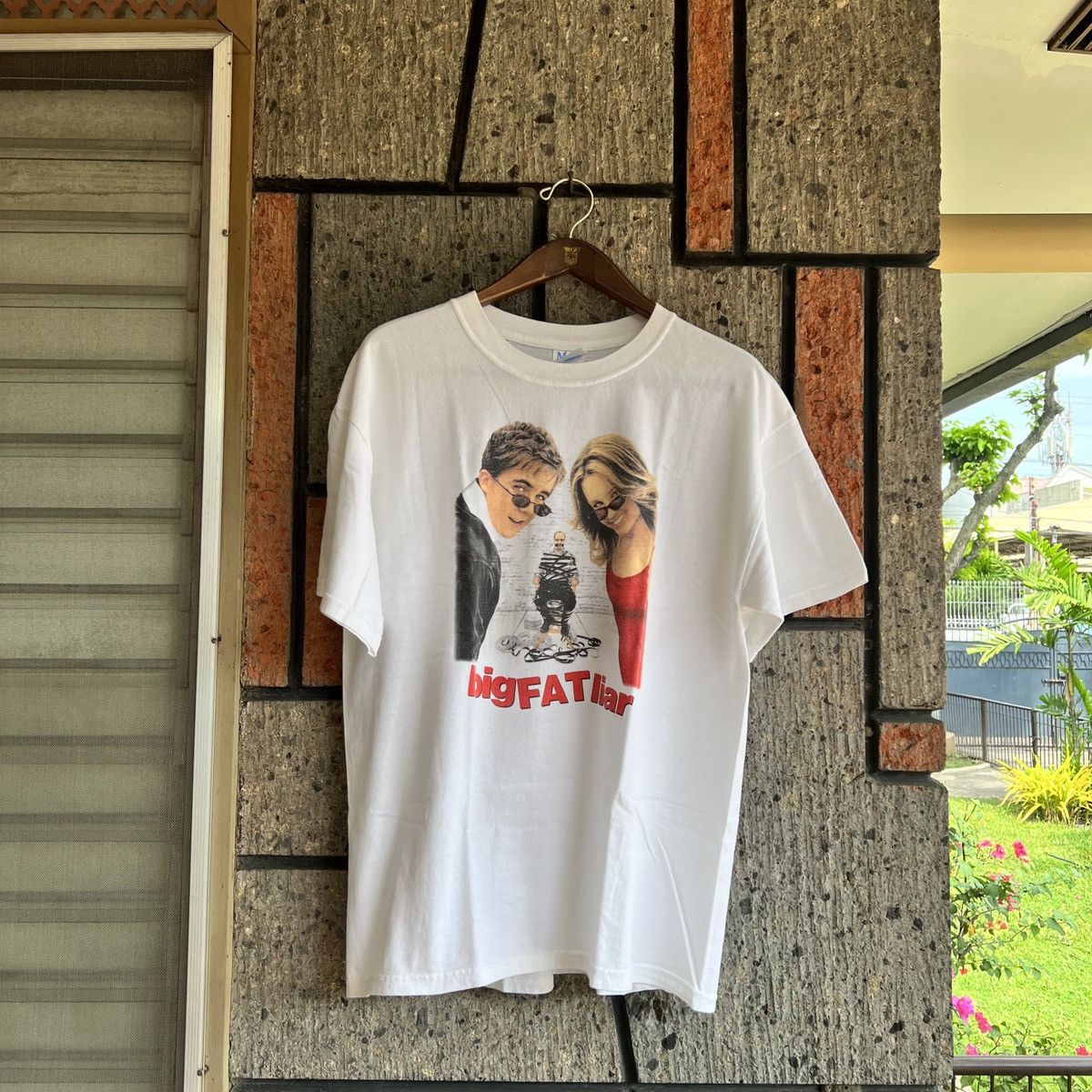 Vintage RARE 2002 Big Fat Liar Movie Promo Tee Shirt Amanda Bynes Size US L / EU 52-54 / 3 - 2 Thumbnail