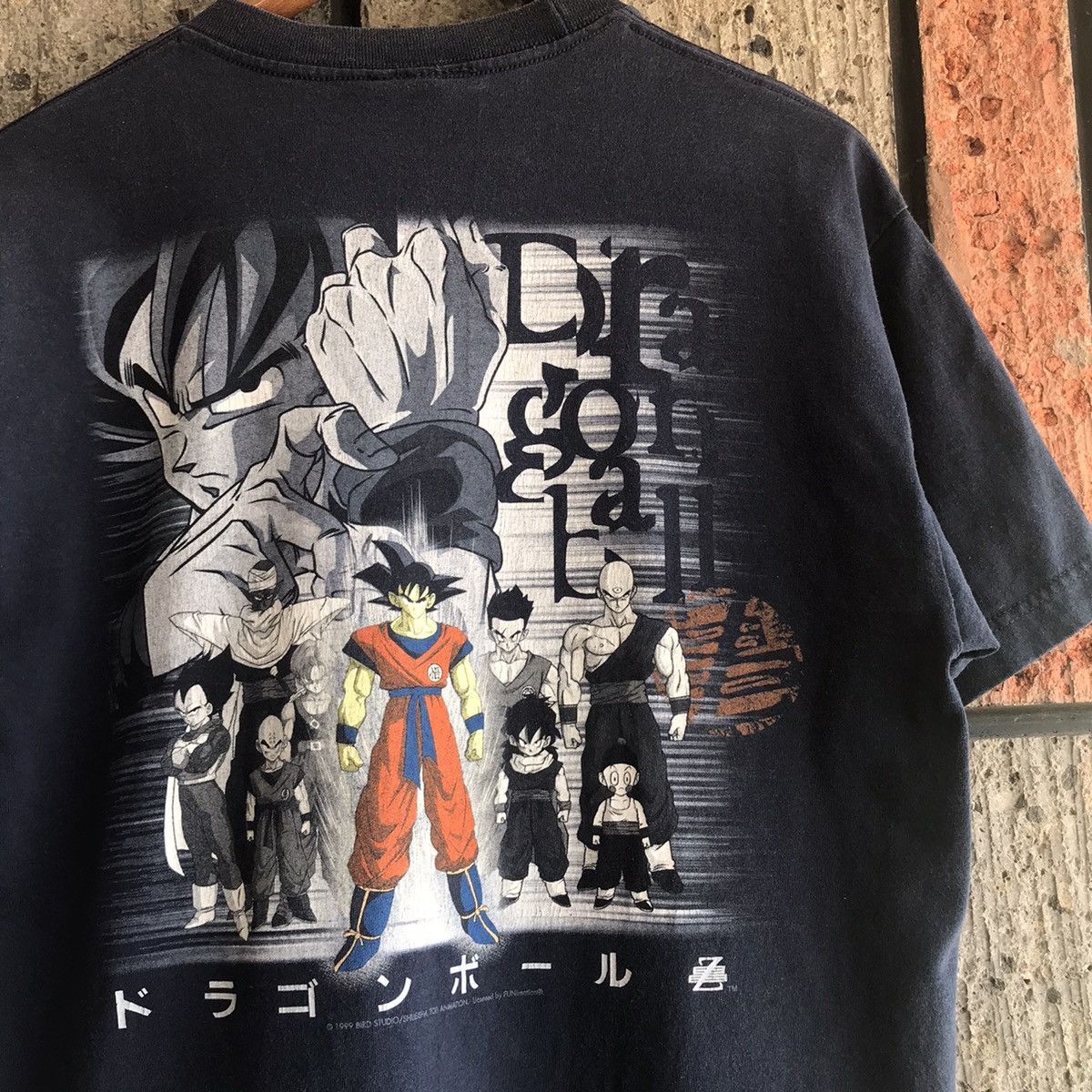 VTG 1999 Dragon Ball Z DBZ Anime Tee Shirt Naruto One Piece Short 