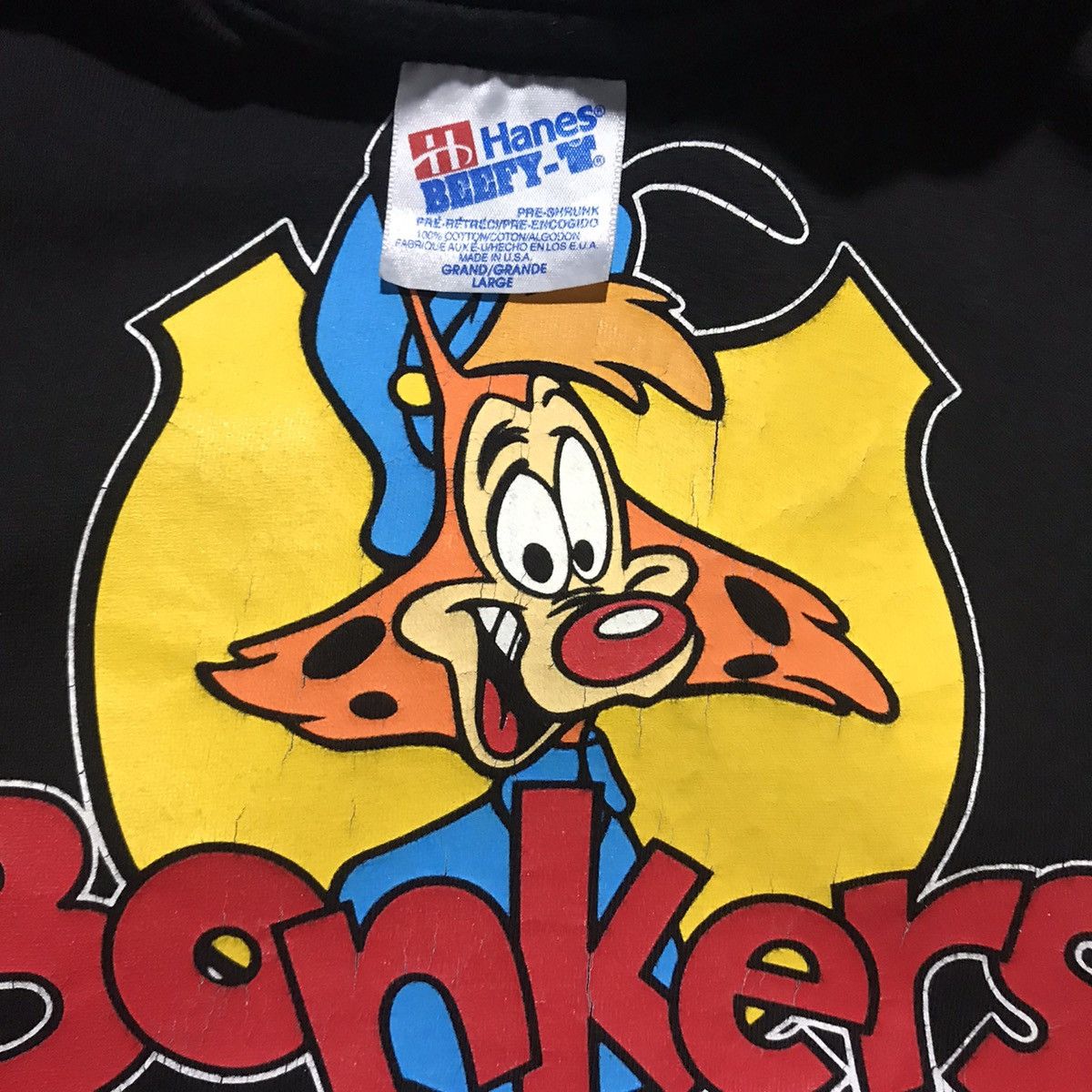 Cartoon Network VTG RARE ‘90s Bonkers Animated TV Show Disney Tee Shirt Size US L / EU 52-54 / 3 - 8 Thumbnail