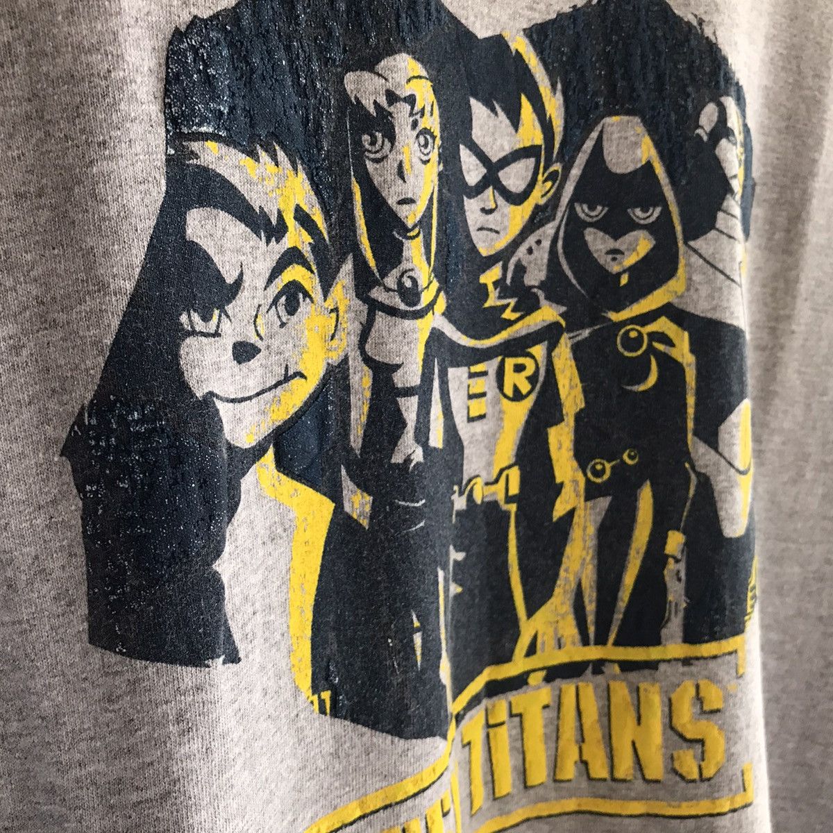 Cartoon Network × DC Comics × Vintage VTG ‘00s Teen Titans TV Show Promo Tee Shirt Robin Cyborg Size US XL / EU 56 / 4 - 7 Thumbnail
