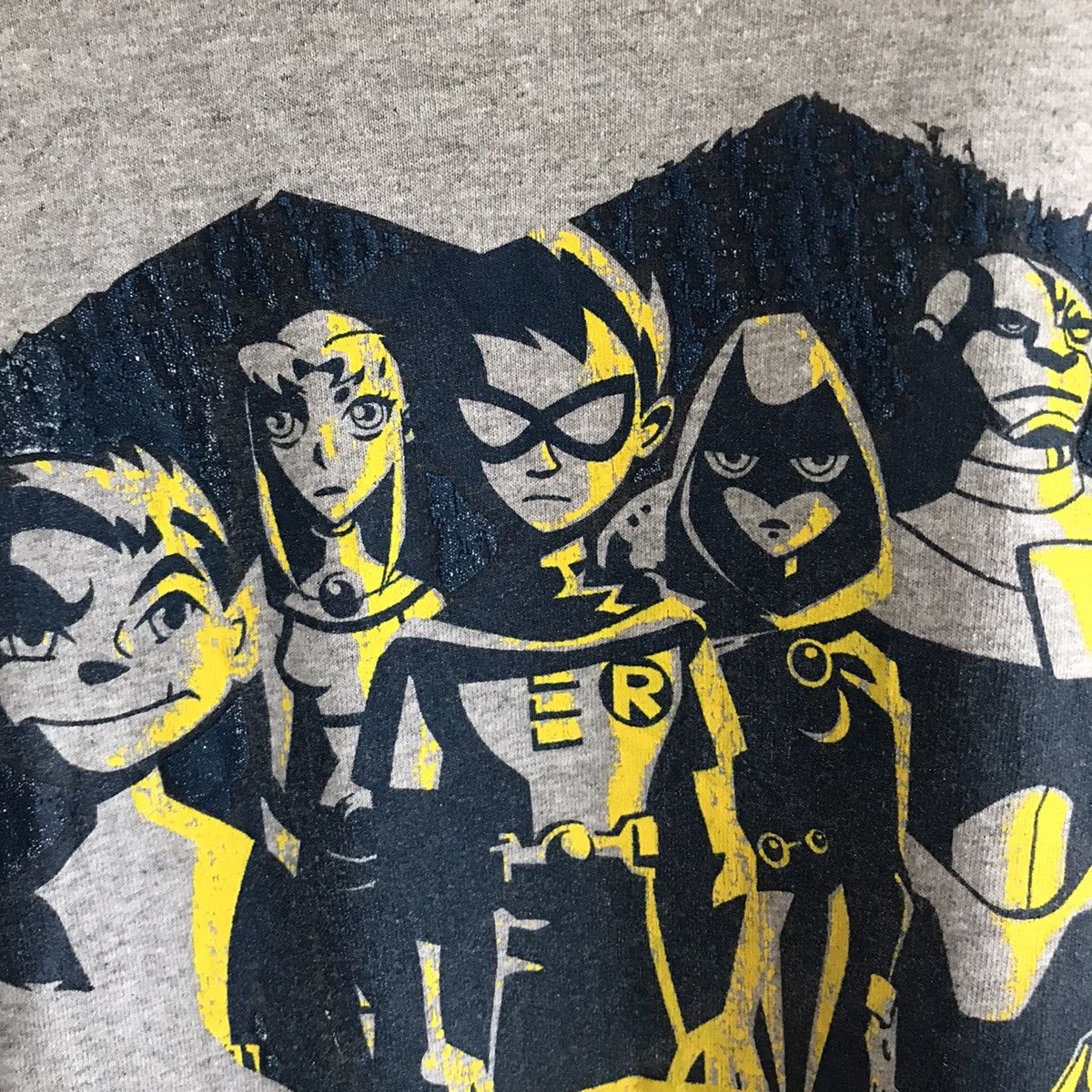 Cartoon Network × DC Comics × Vintage VTG ‘00s Teen Titans TV Show Promo Tee Shirt Robin Cyborg Size US XL / EU 56 / 4 - 6 Thumbnail