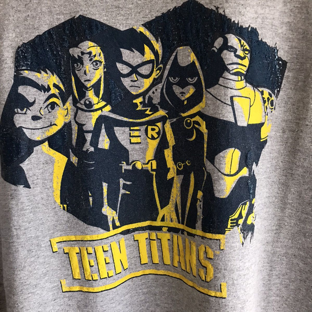 Cartoon Network × DC Comics × Vintage VTG ‘00s Teen Titans TV Show Promo Tee Shirt Robin Cyborg Size US XL / EU 56 / 4 - 5 Thumbnail