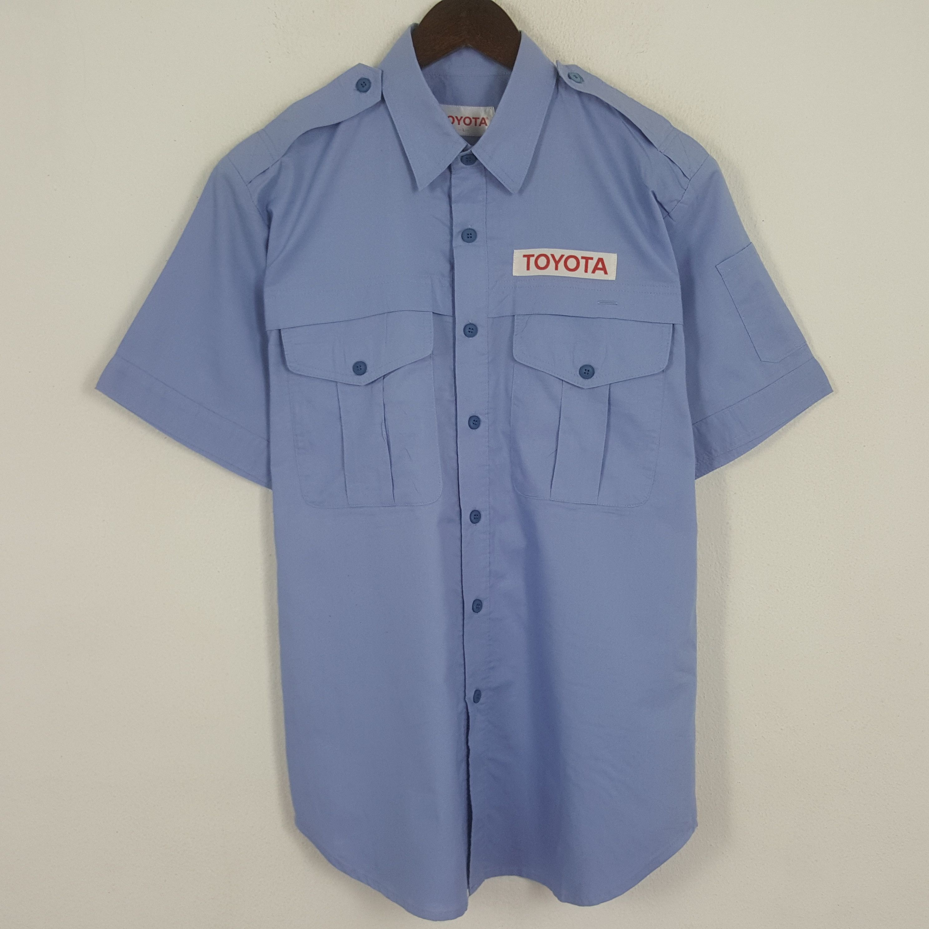 Vintage Toyota Worker Button Up Shirt
