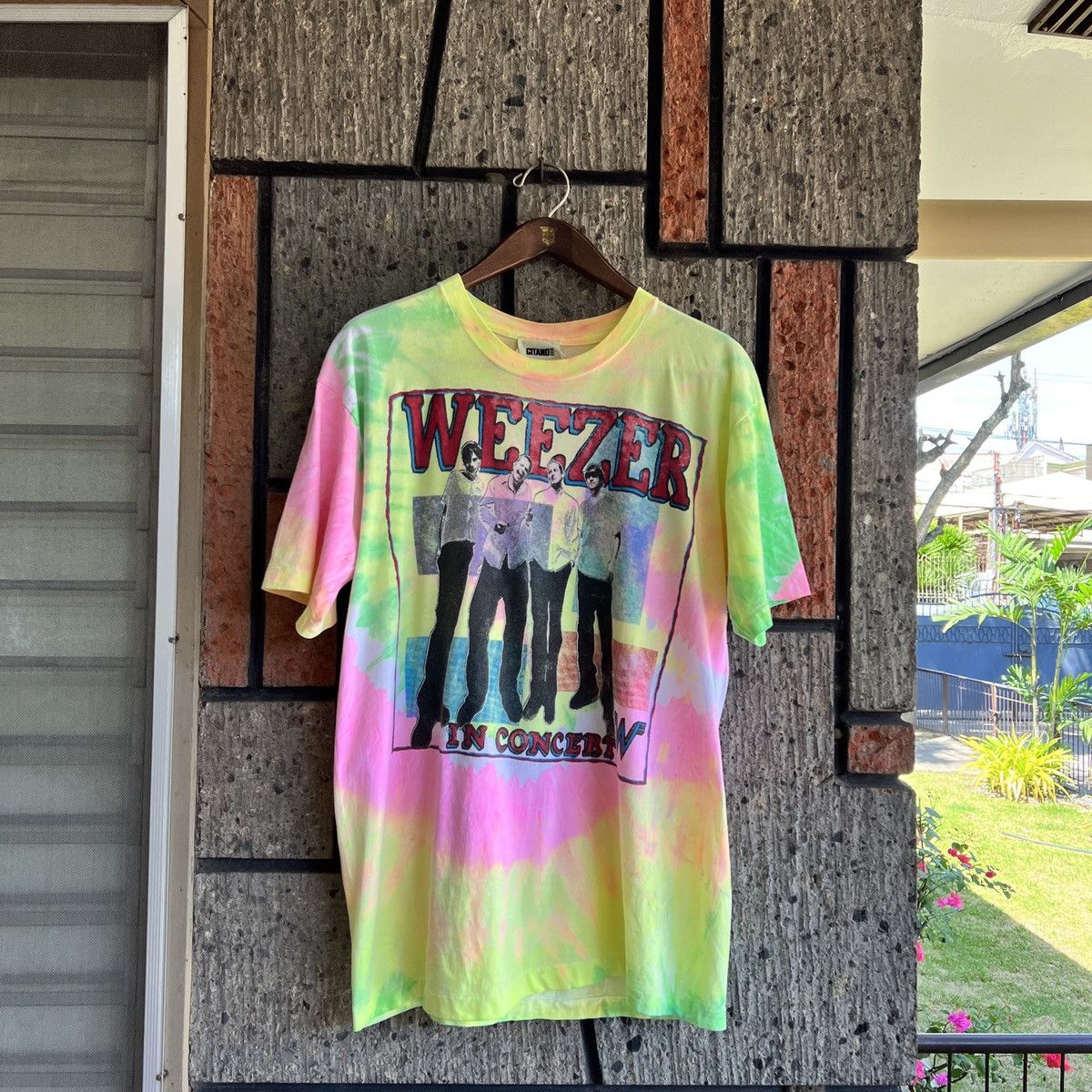 Band Tees VTG ‘90s Weezer Parking Lot Boot Pinkerton Blue Album Size US L / EU 52-54 / 3 - 2 Thumbnail
