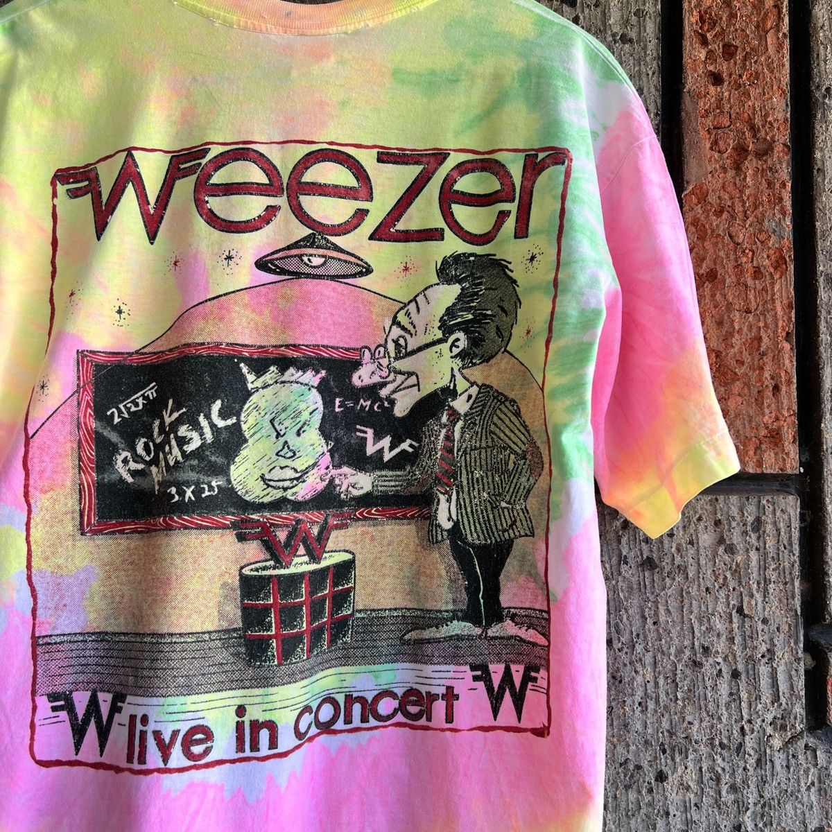 Band Tees VTG ‘90s Weezer Parking Lot Boot Pinkerton Blue Album Size US L / EU 52-54 / 3 - 9 Thumbnail