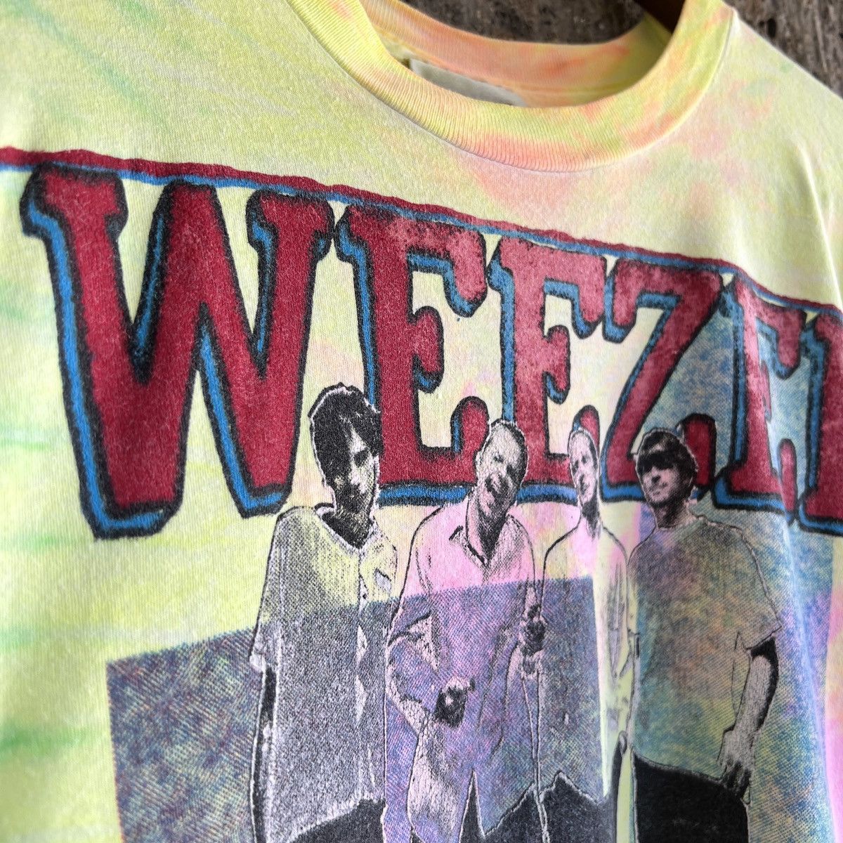 Band Tees VTG ‘90s Weezer Parking Lot Boot Pinkerton Blue Album Size US L / EU 52-54 / 3 - 4 Thumbnail
