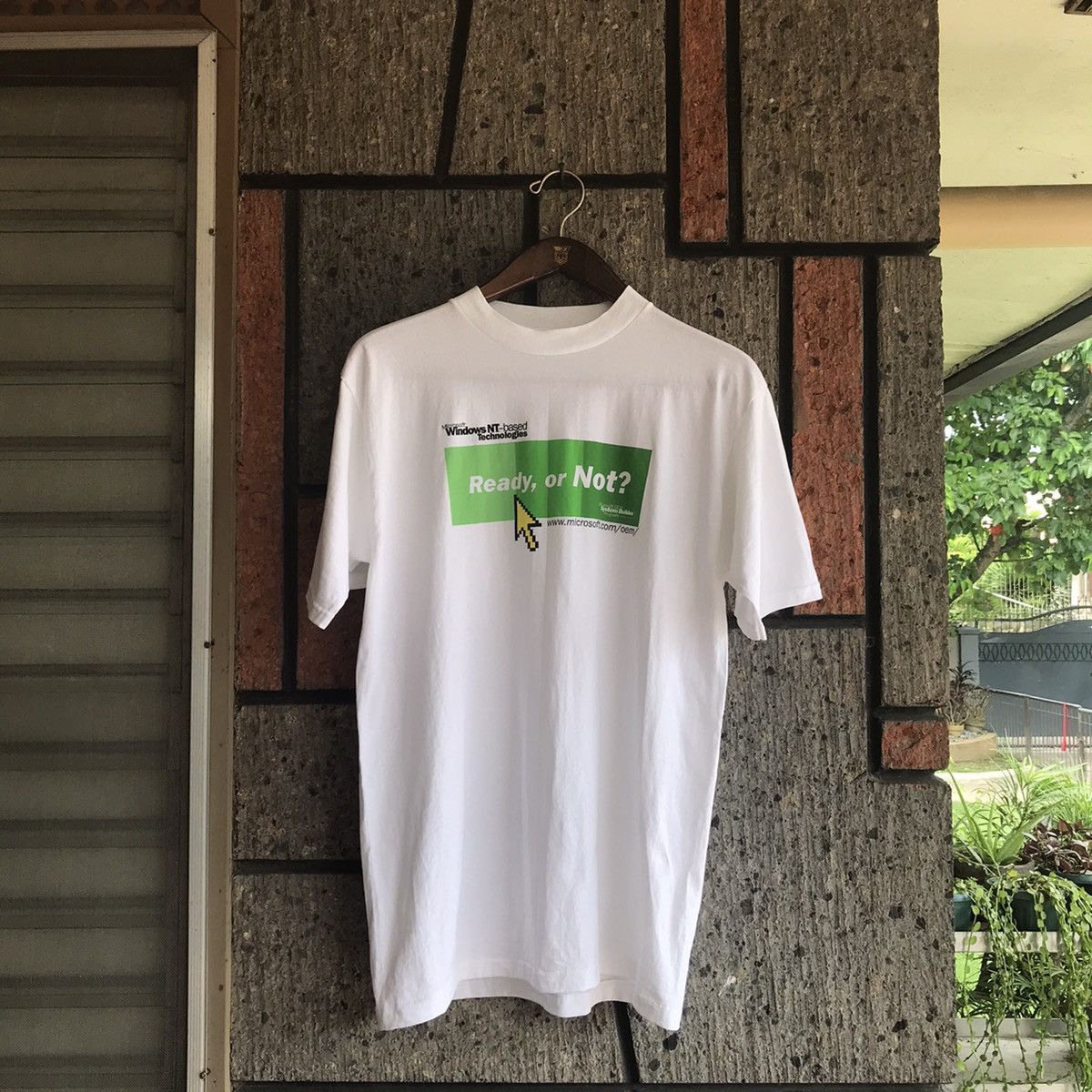 All Sport × Microsoft × Vintage VTG Microsoft Windows 2000 Professional Tech Tee Shirt Size US L / EU 52-54 / 3 - 2 Thumbnail