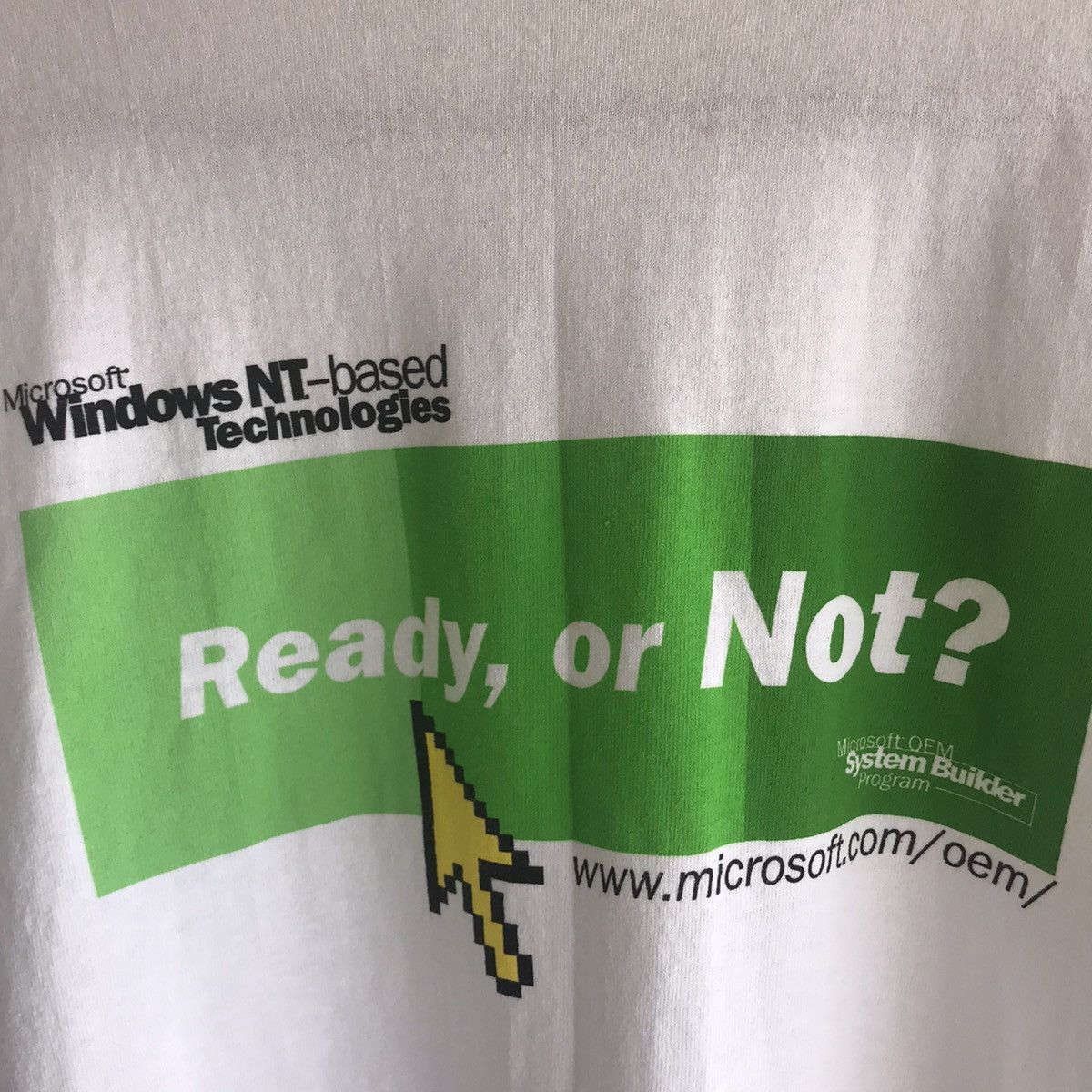 All Sport × Microsoft × Vintage VTG Microsoft Windows 2000 Professional Tech Tee Shirt Size US L / EU 52-54 / 3 - 4 Thumbnail