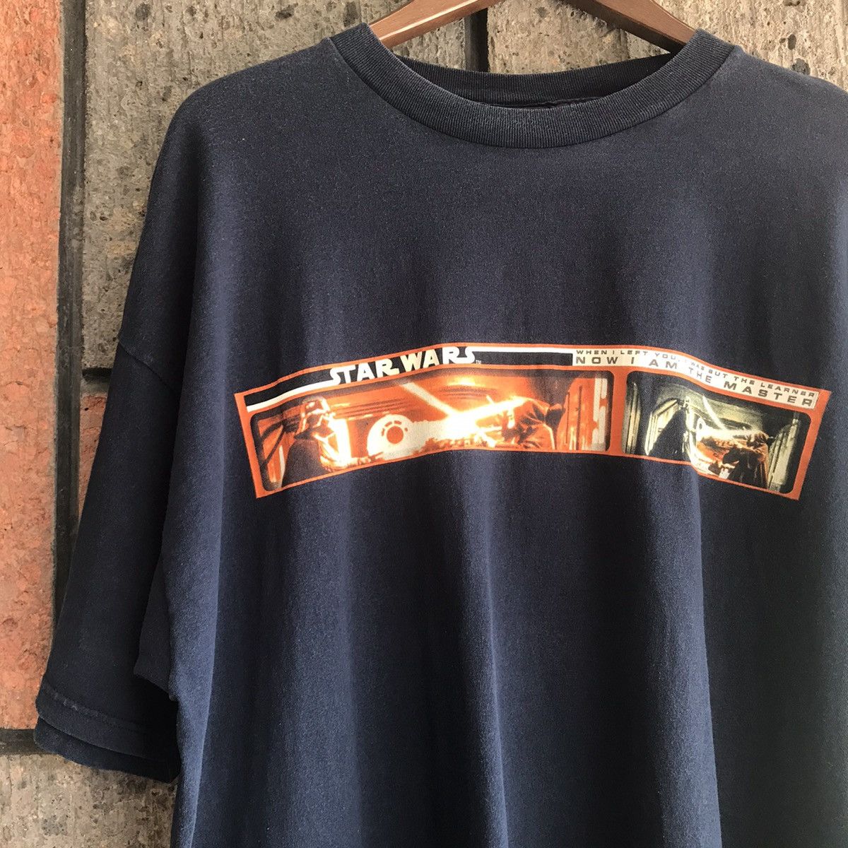 Star Wars × Vintage VTG ‘00s Star Wars Movie Promo Tee Shirt Darth Vader Obi Wan Size US XXL / EU 58 / 5 - 1 Thumbnail