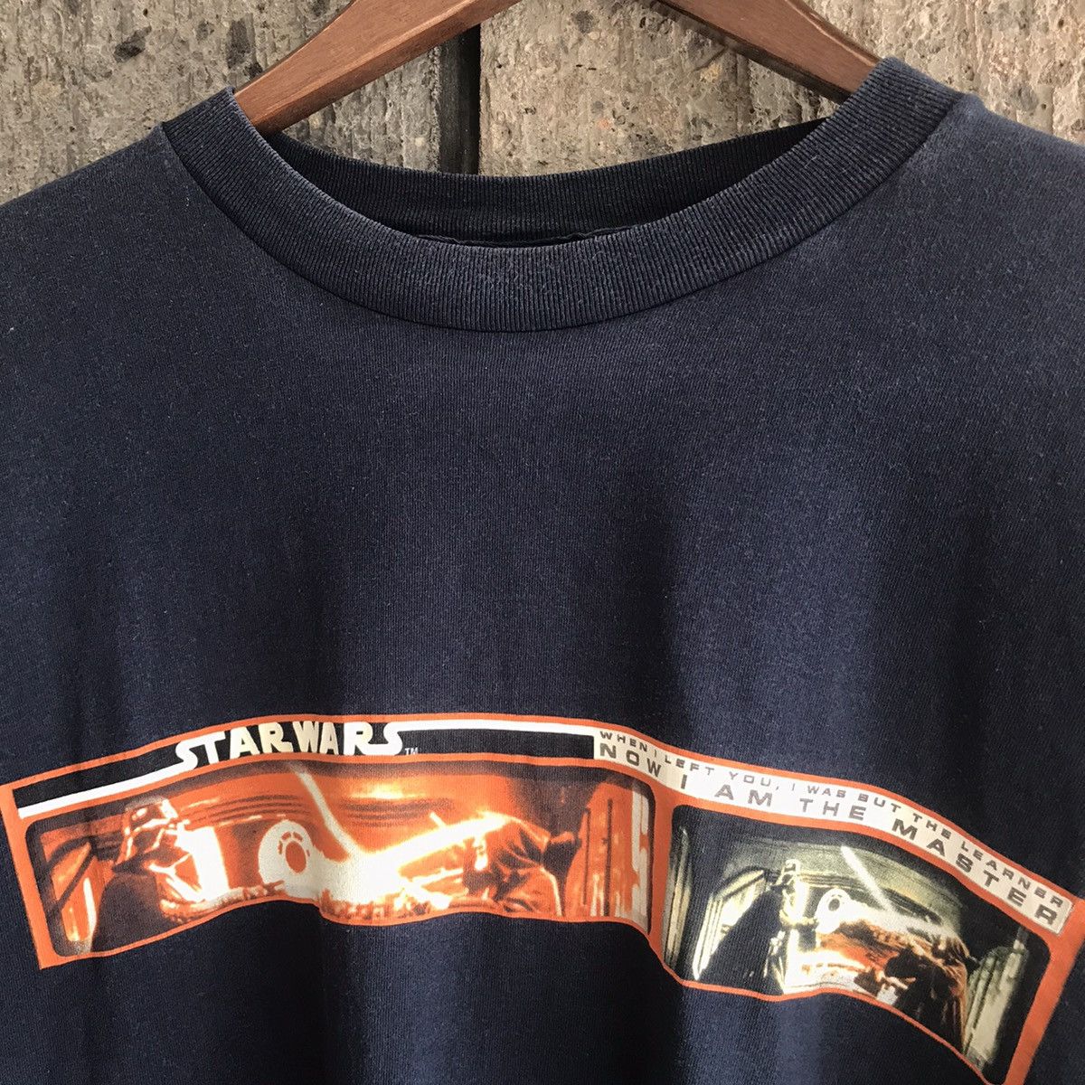 Star Wars × Vintage VTG ‘00s Star Wars Movie Promo Tee Shirt Darth Vader Obi Wan Size US XXL / EU 58 / 5 - 5 Thumbnail