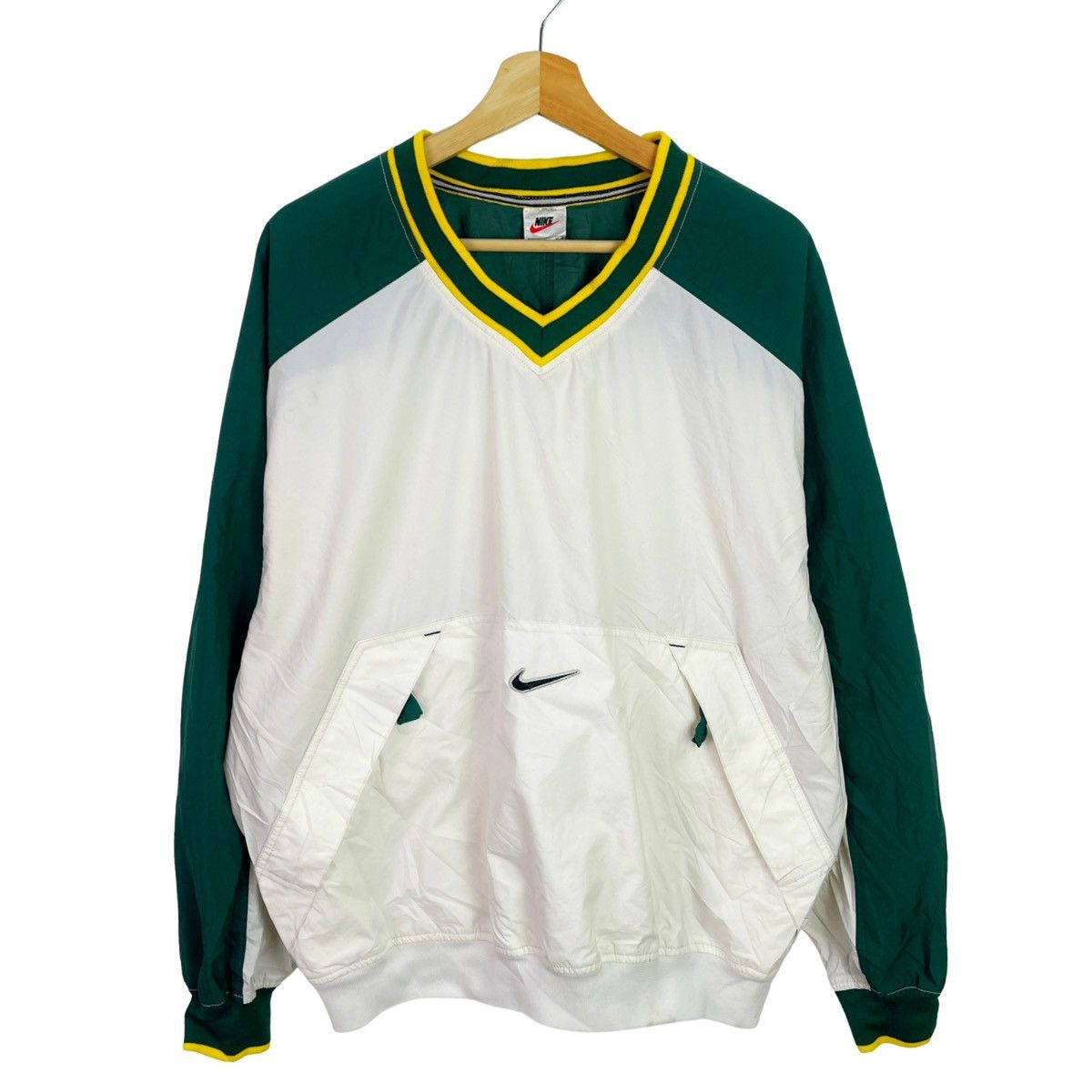 VINTAGE NIKE LIGHT JACKET CENTER LOGO🔥