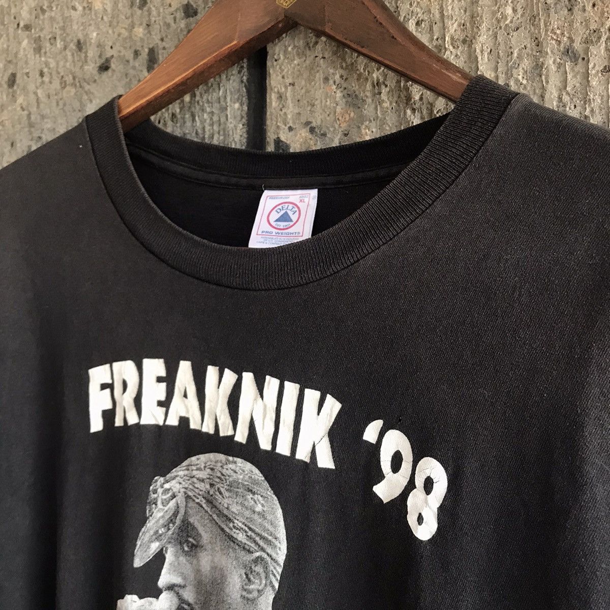 Rap Tees × Vintage 1998 Freaknik Tupac 2PAC Rap Tee Shirt Freak One For Me Size US XL / EU 56 / 4 - 5 Thumbnail
