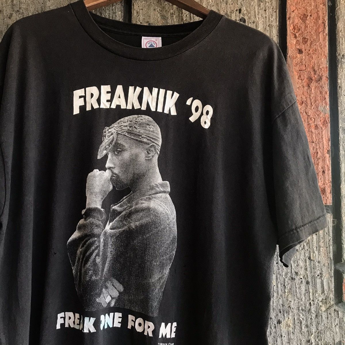 1998 Freaknik Tupac 2PAC Rap Tee Shirt Freak One For Me