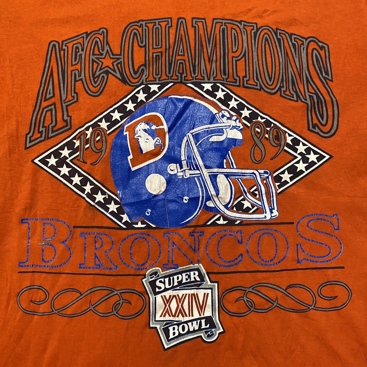 NFL × Vintage Vintage Denver Broncos Tee Size US L / EU 52-54 / 3 - 2 Thumbnail