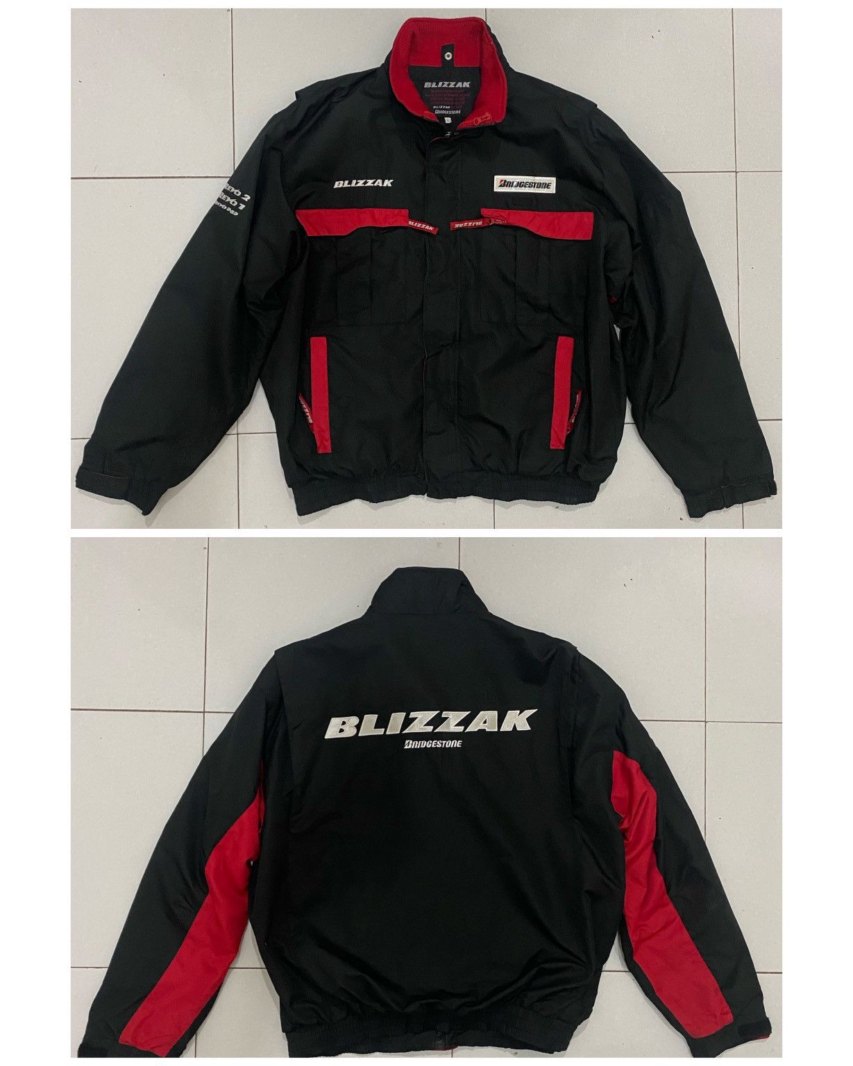 Image of Blizzark Revo 1 & 2 Racing Team Jacket in Black/Red, Men's (Size XL)