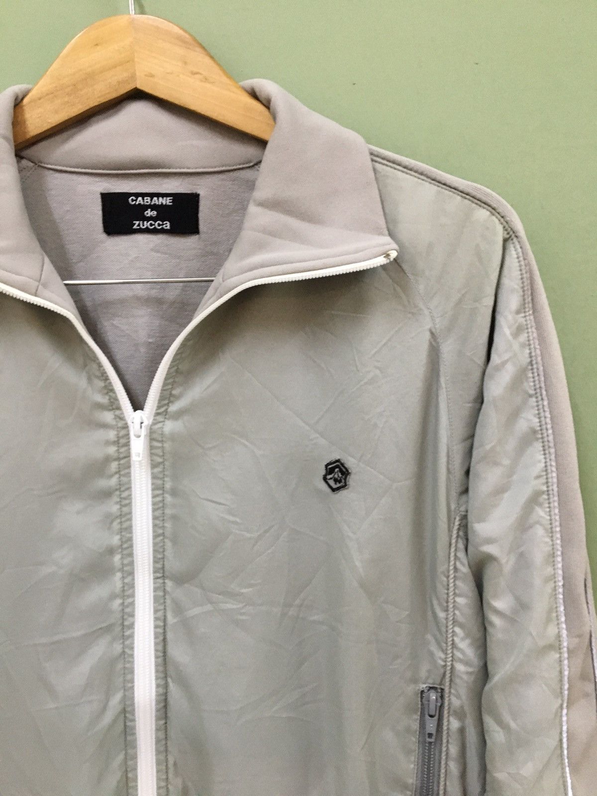 CABANE de ZUCCa ZUCCA - RUNWAY LINE TRACK TOP LIGHT ZIPPER JACKET Size US M / EU 48-50 / 2 - 1 Thumbnail