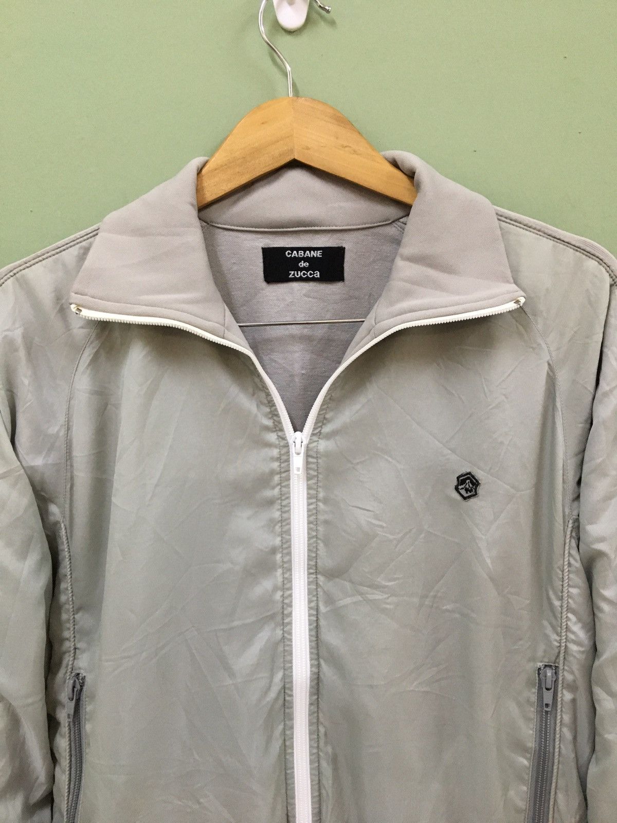 CABANE de ZUCCa ZUCCA - RUNWAY LINE TRACK TOP LIGHT ZIPPER JACKET Size US M / EU 48-50 / 2 - 3 Thumbnail
