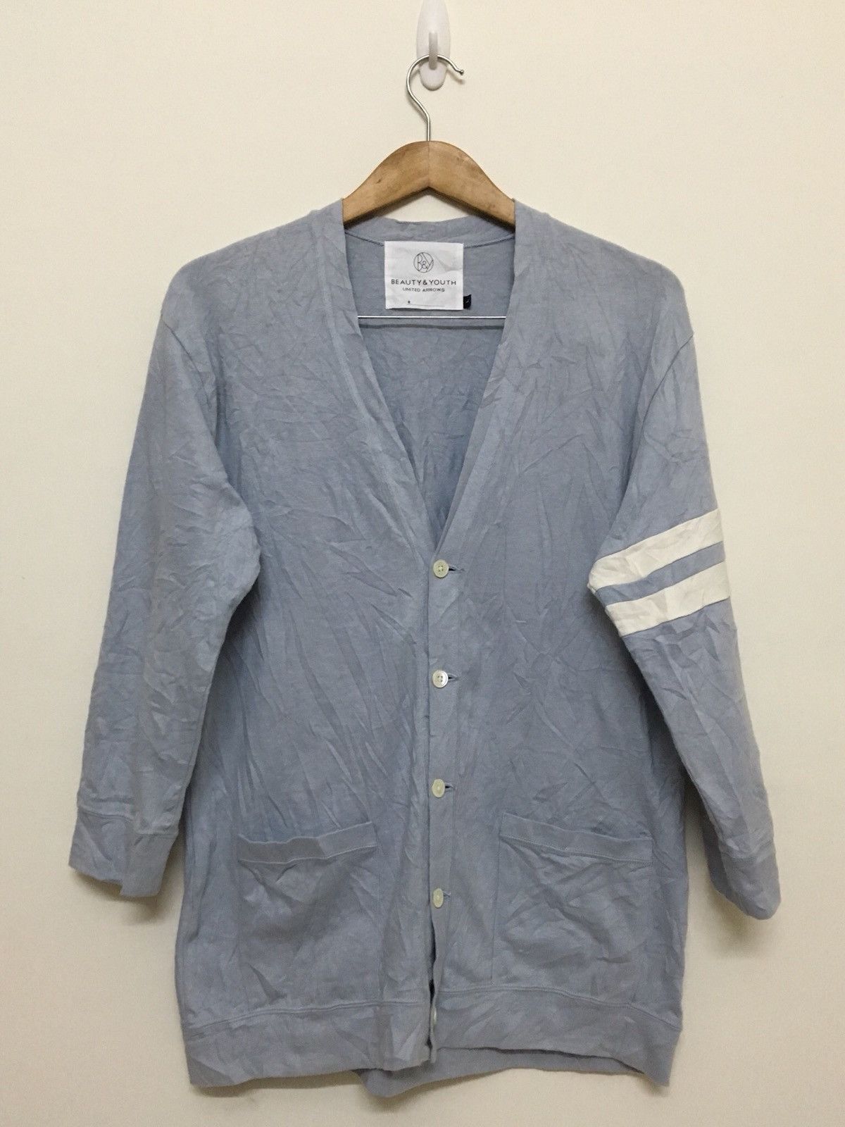 United Arrows JAPANESE BRAND UNITED ARROW - THREE QUARTER CARDIGAN Size US L / EU 52-54 / 3 - 1 Thumbnail