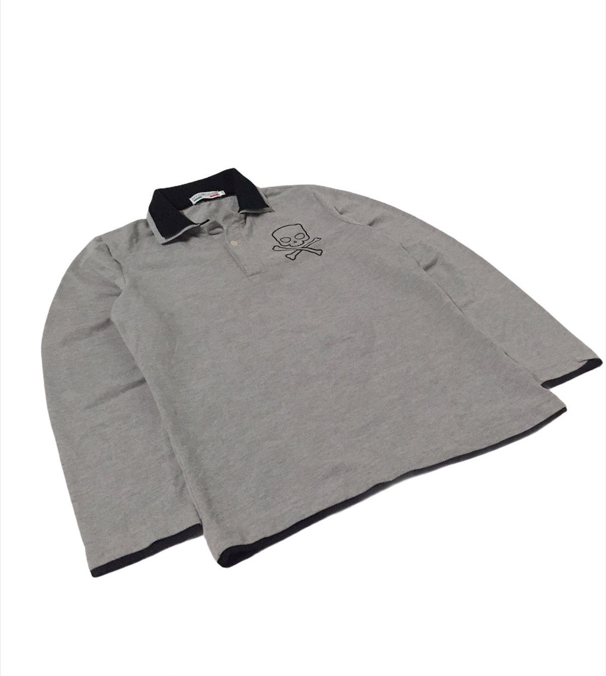 HYDROGEN 🔥Hydrogen Skull Logo Long Sleeve Polo Shirts Size US S / EU 44-46 / 1 - 3 Thumbnail