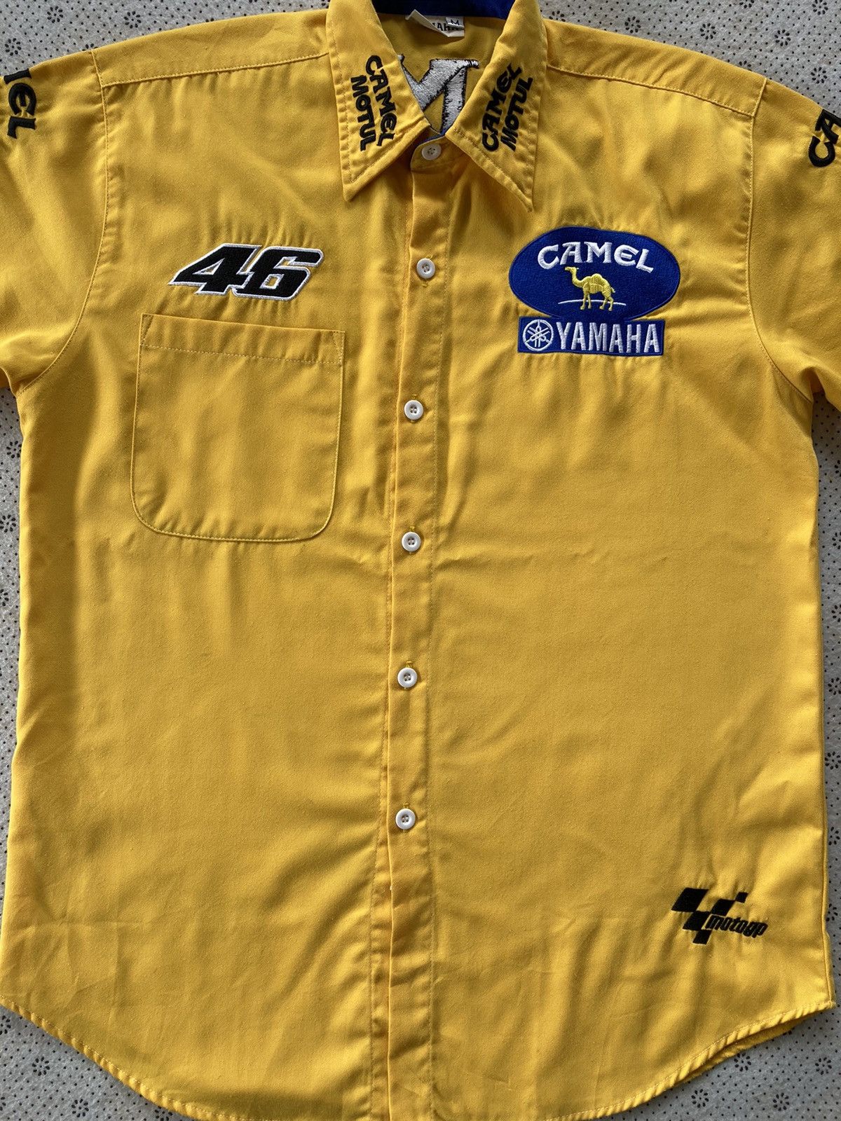 Yamaha VINTAGE 1990s CAMEL YAMAHA BUTTON UP SHIRT Size US M / EU 48-50 / 2 - 5 Thumbnail