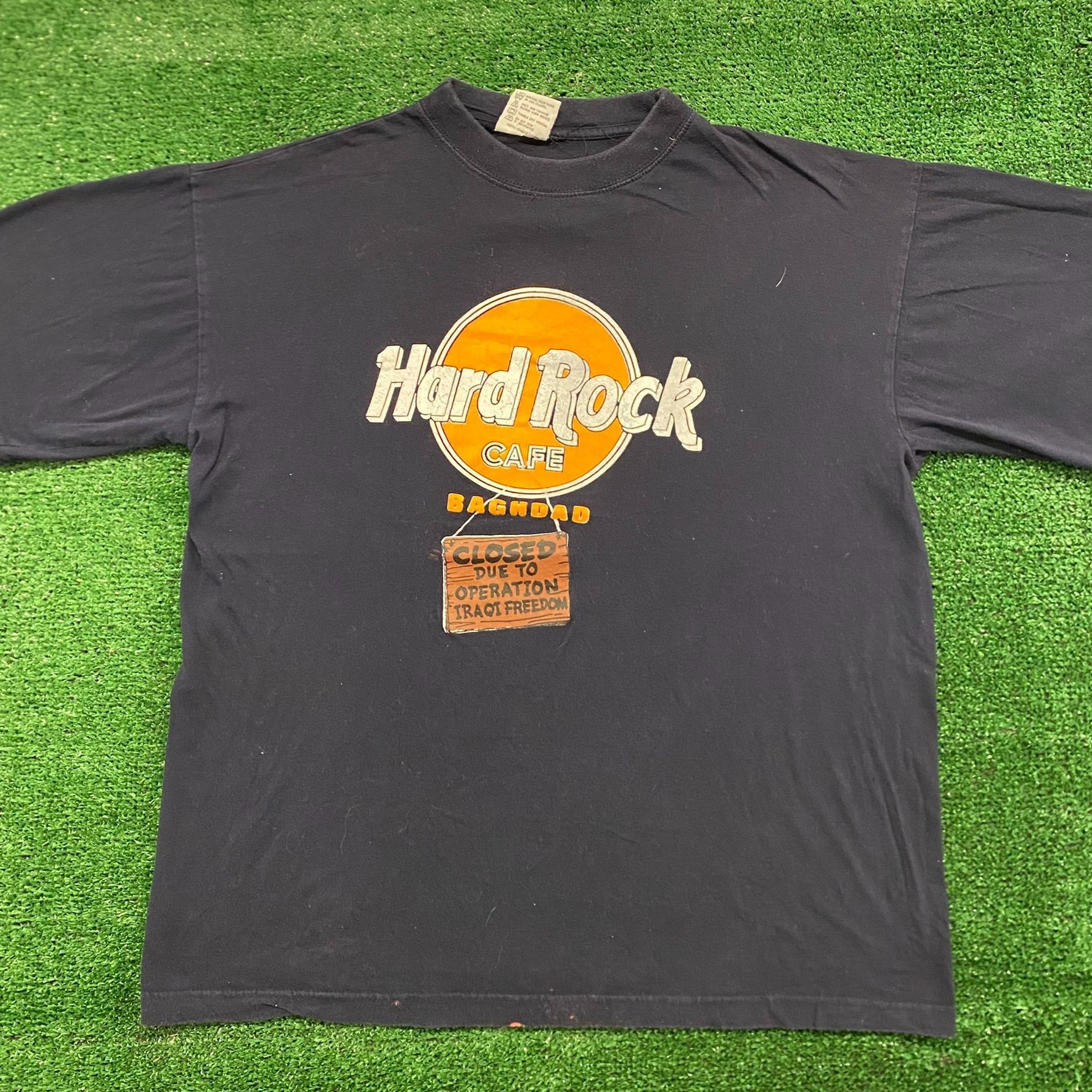 Hard Rock Cafe Hard Rock Cafe Baghdad Iraq Vintage Parody Humor T-Shirt Size US L / EU 52-54 / 3 - 1 Thumbnail