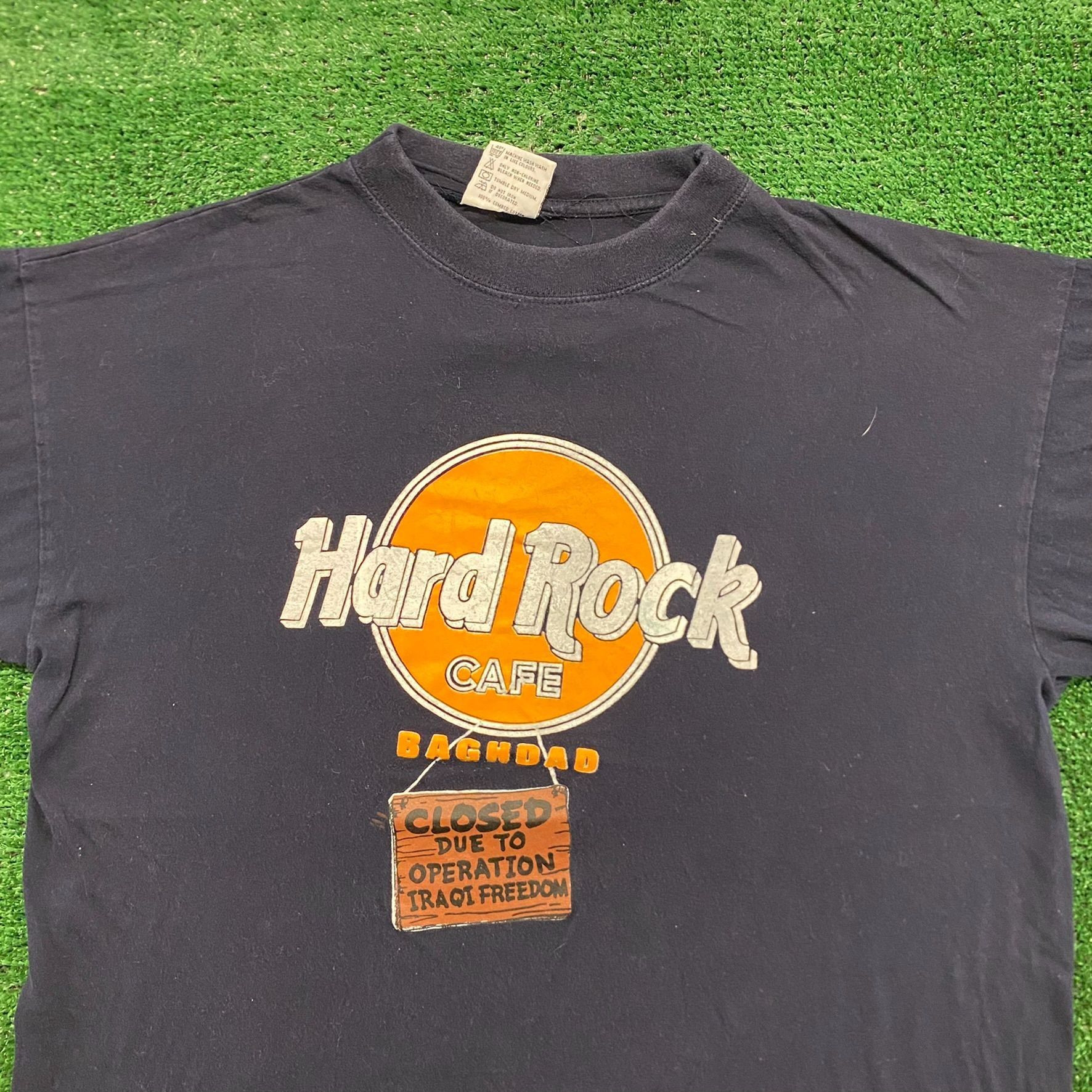 Hard Rock Cafe Hard Rock Cafe Baghdad Iraq Vintage Parody Humor T-Shirt Size US L / EU 52-54 / 3 - 2 Thumbnail