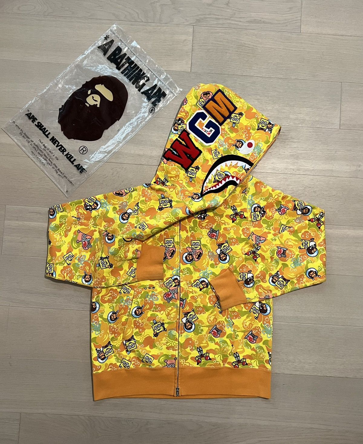 Bape x spongebob hotsell