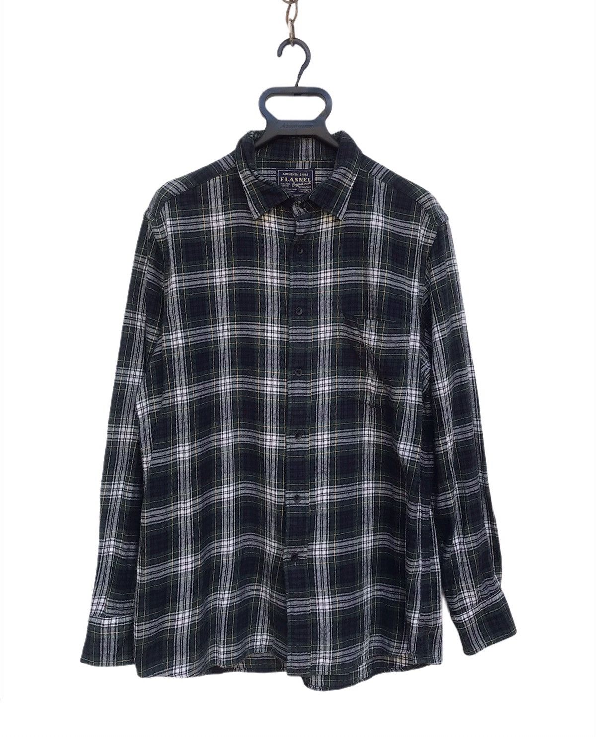 Flannel × Japanese Brand 🔥Flannel Long Sleeve Check Button Shirts Size US L / EU 52-54 / 3 - 1 Thumbnail