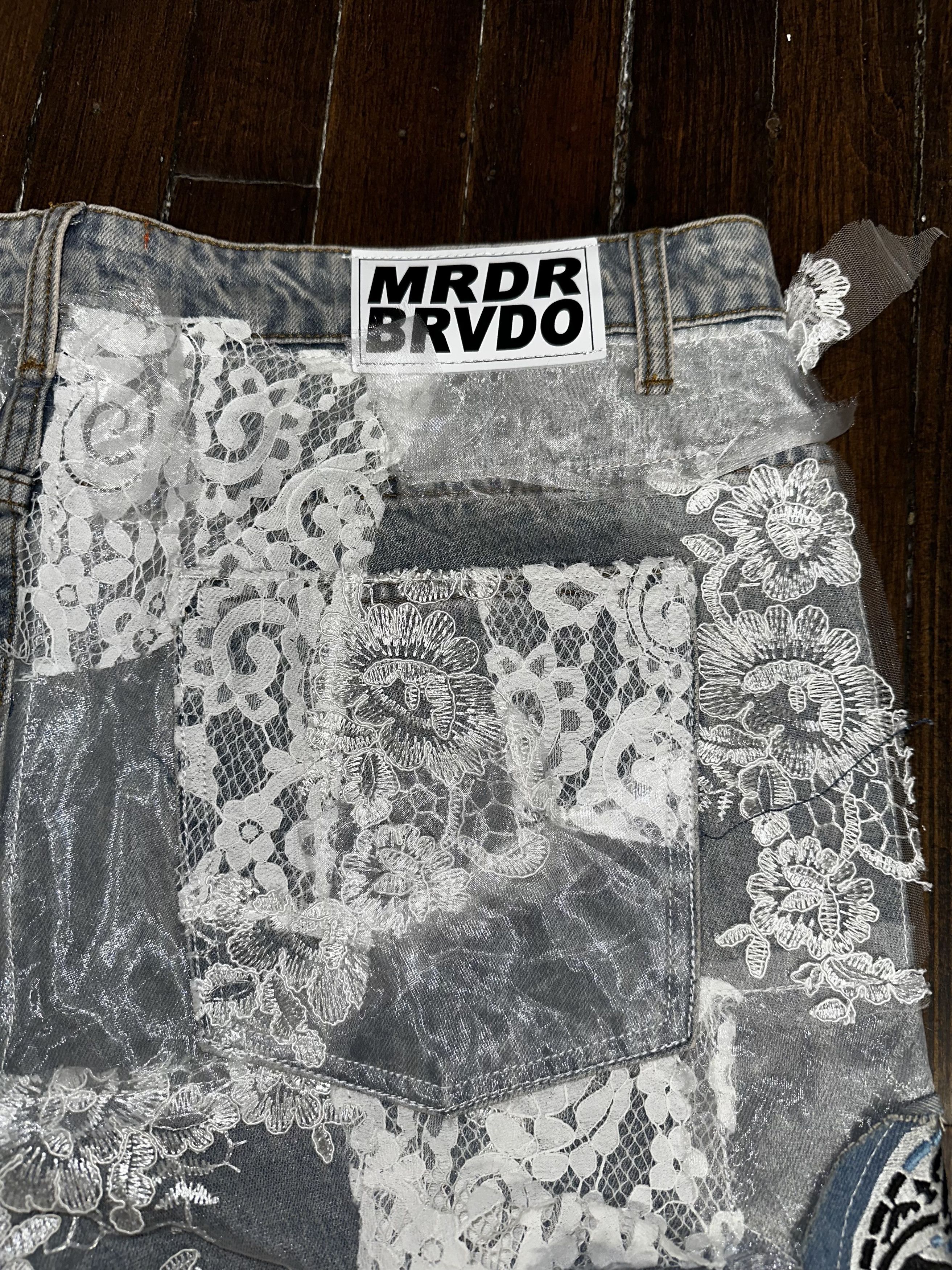 Who Decides War ALTAR LACE FUSION DENIM Size US 38 / EU 54 - 4 Thumbnail