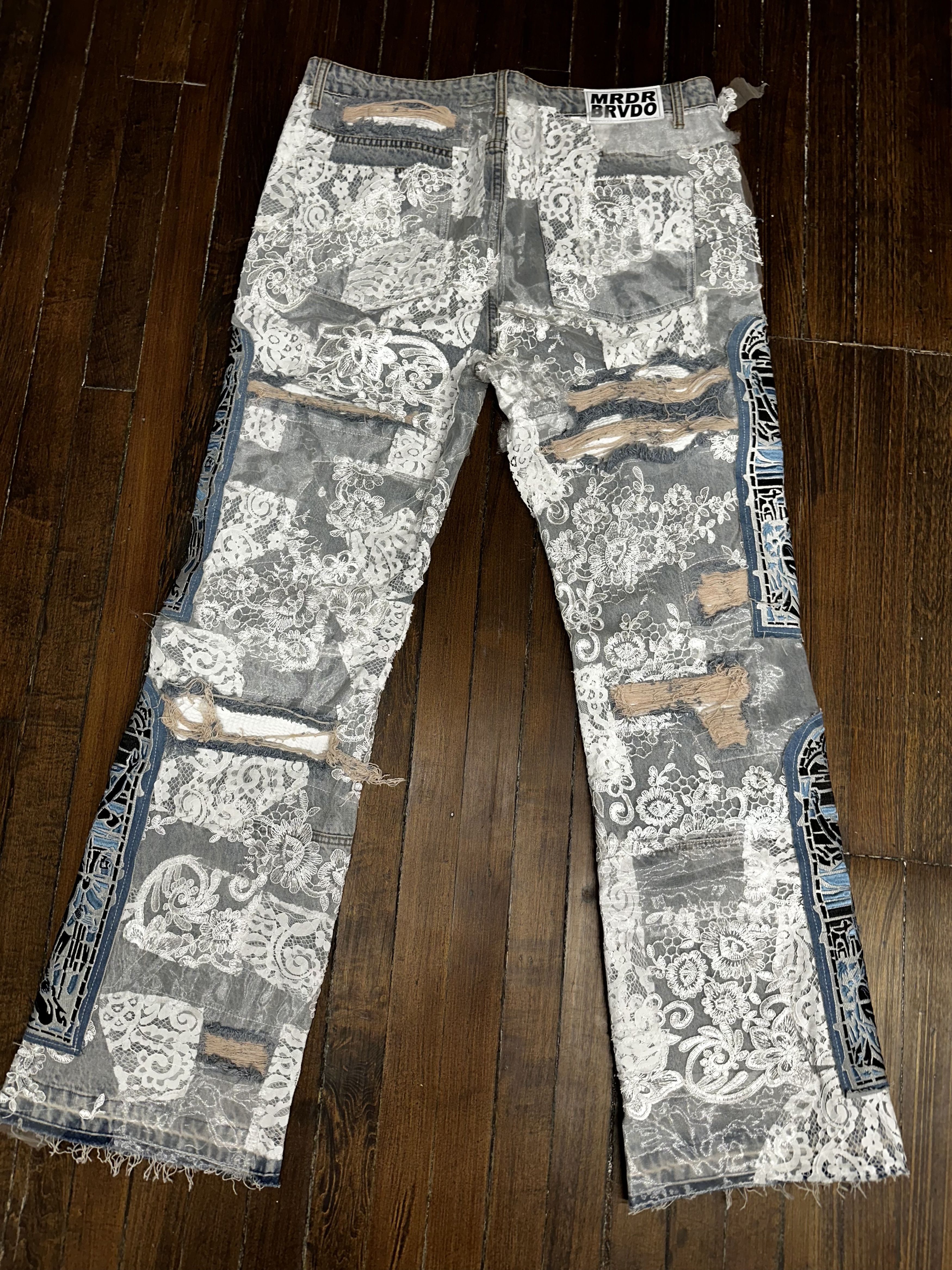 Who Decides War ALTAR LACE FUSION DENIM Size US 38 / EU 54 - 1 Thumbnail