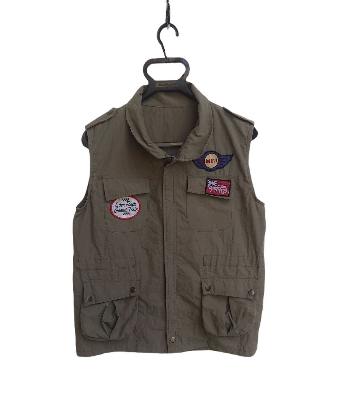 Harley Davidson × Vintage Harley Davidson Logo Multy Pocket Button Flap Zipper Vests Size US S / EU 44-46 / 1 - 2 Thumbnail