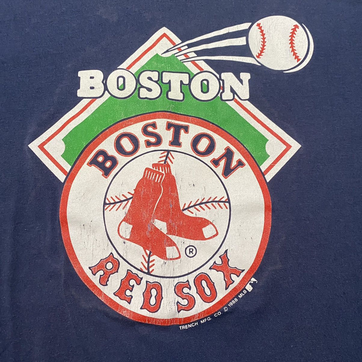 MLB × Vintage Vintage Boston Red Sox Tee Size US XL / EU 56 / 4 - 2 Thumbnail