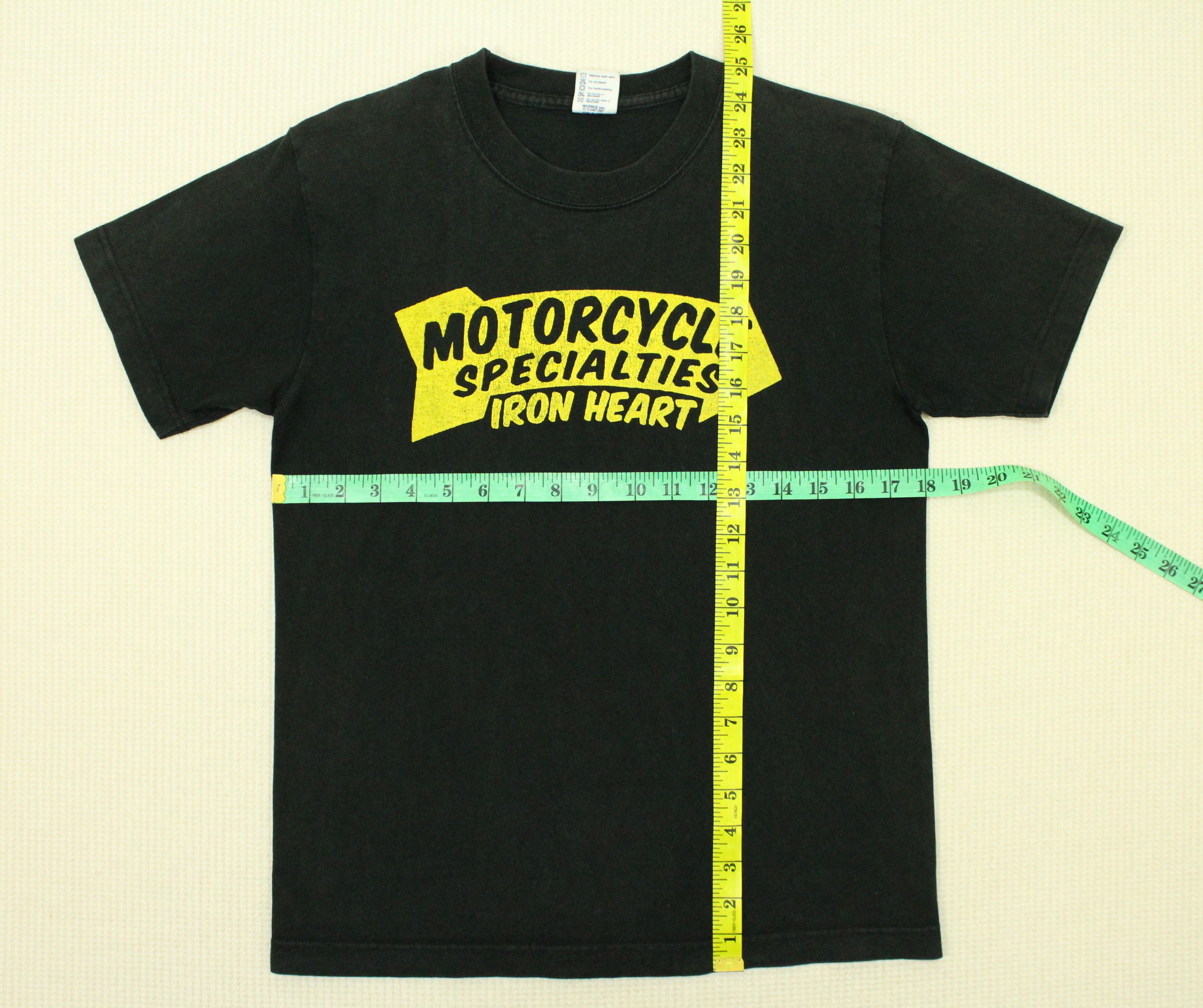 Iron Heart × Japanese Brand × Sports Specialties IRON HEART T Shirt Motorcycle Heavy Duty T Shirt XS-S Size US S / EU 44-46 / 1 - 9 Thumbnail