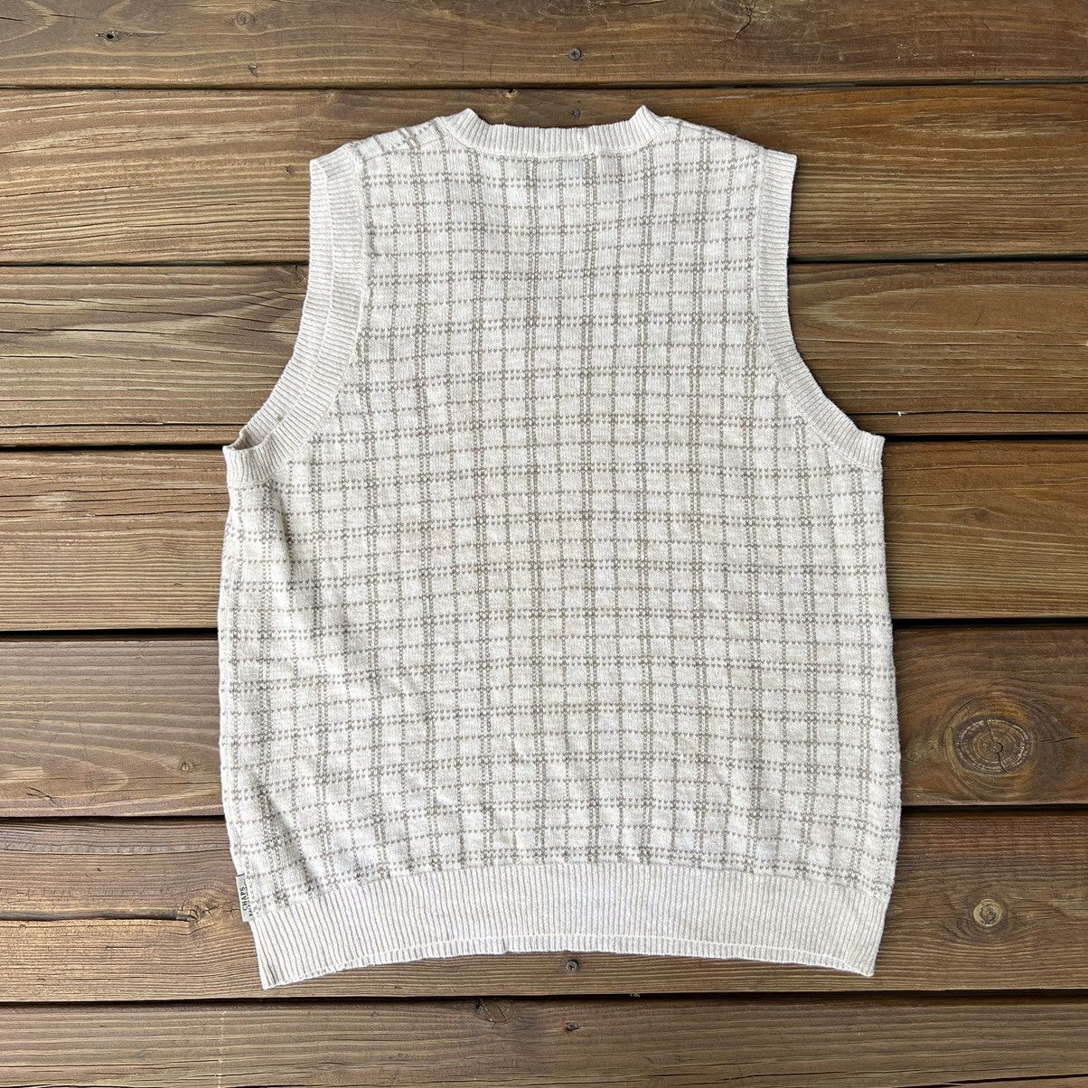 Chaps Ralph Lauren × Vintage Vintage 2000’s Chaps Ralph Lauren Striped Knit Sweater Vest Size US L / EU 52-54 / 3 - 2 Thumbnail