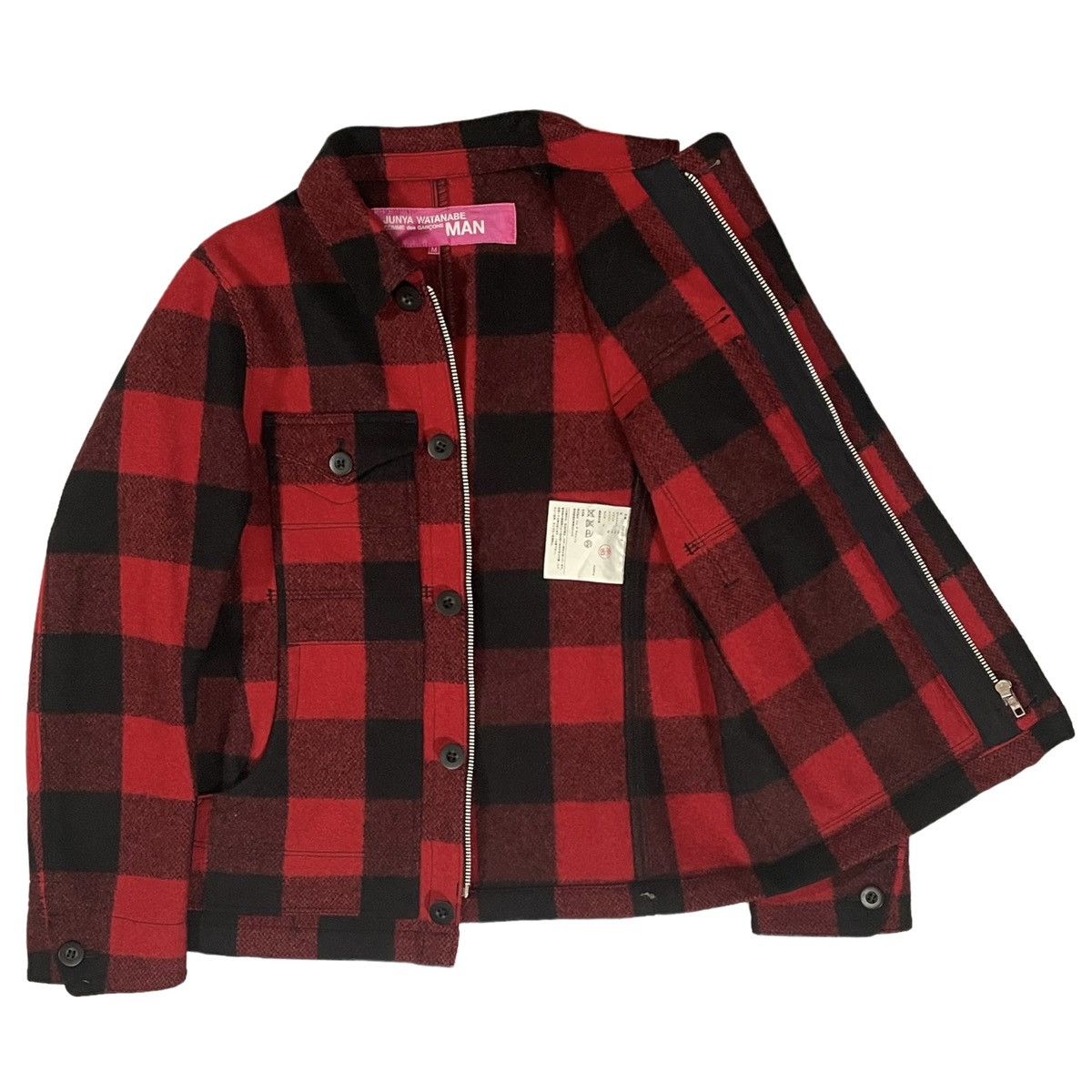 Comme des Garcons Buffalo Plaid Jacket Size US S / EU 44-46 / 1 - 5 Thumbnail