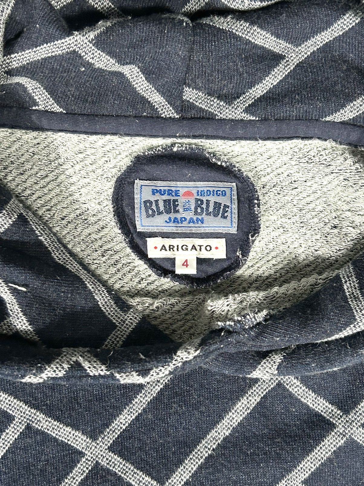 Blue Blue Japan Indigo Dye Heavyweight Hoodie Size US XL / EU 56 / 4 - 5 Thumbnail