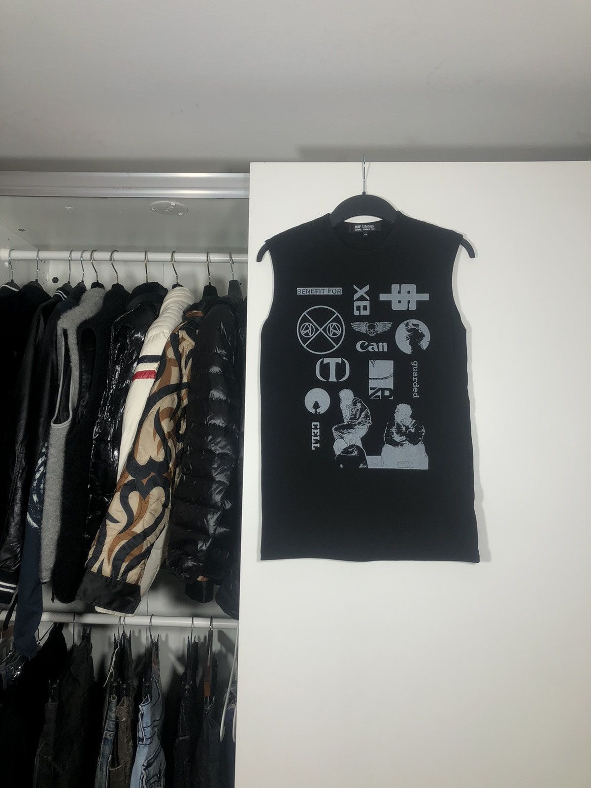 Raf Simons Raf Simons SS03 Consumed Tank Top Shirt Size US M / EU 48-50 / 2 - 1 Thumbnail