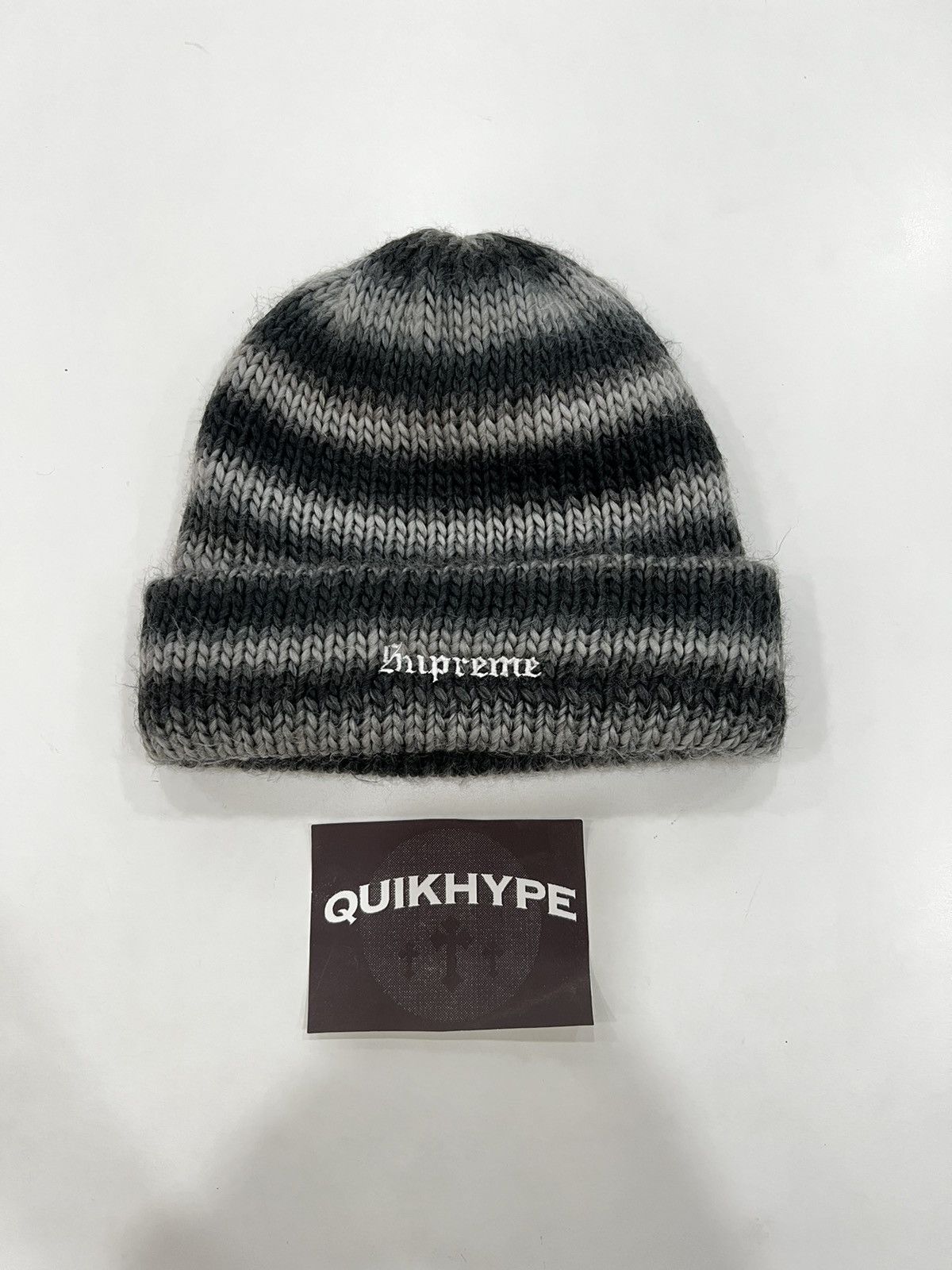 全国組立設置無料 Supreme Ombre Beanie Stripe Beanie Sale メンズ