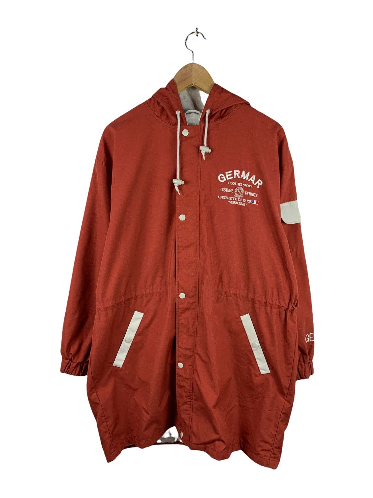 Vintage 🔥Rare🔥Vintage Germar Paris Long Parka Hoodie Jacket Size US XL / EU 56 / 4 - 2 Thumbnail