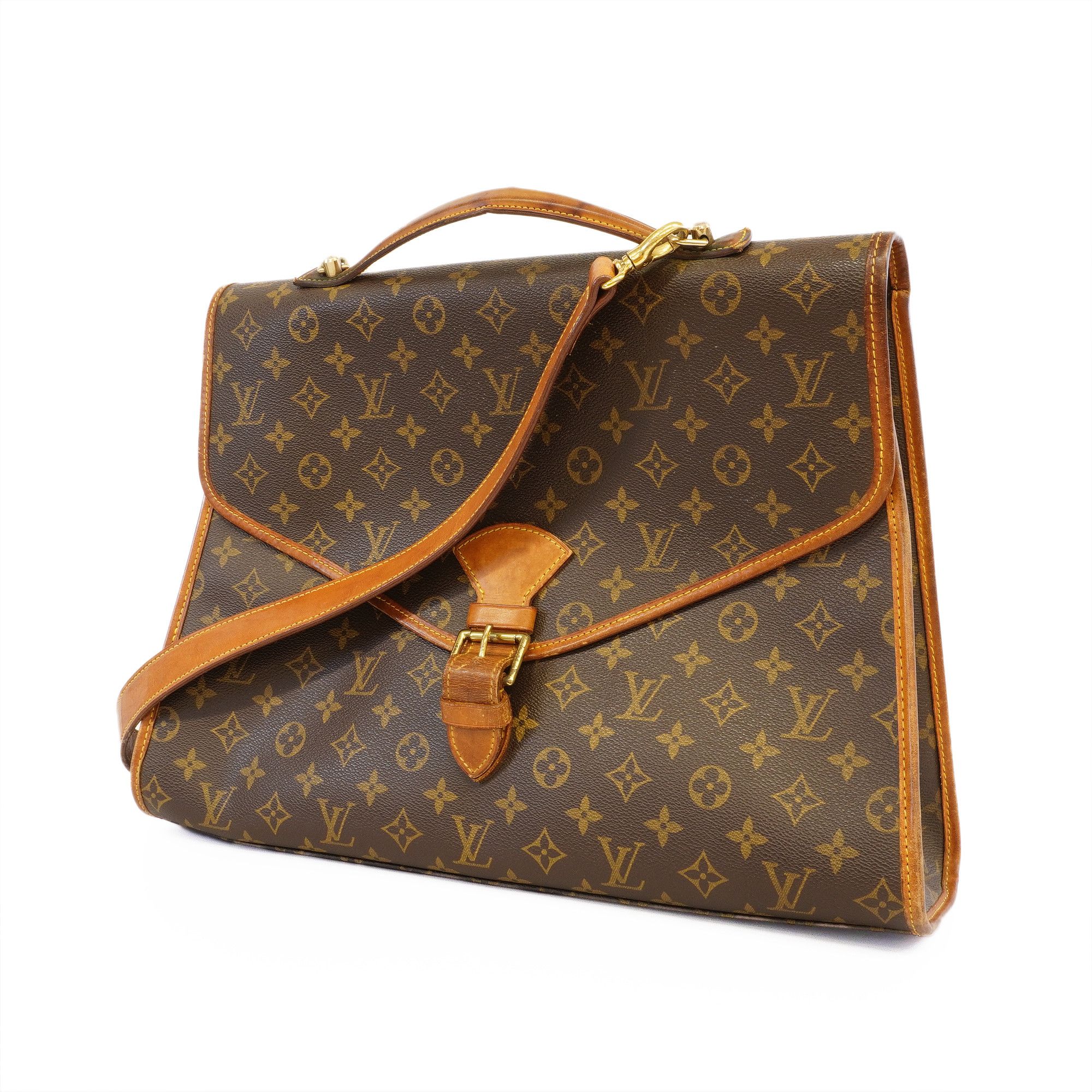 Louis-Vuitton-Monogram-Beverly-MM-Shoulder-Bag-Brief-Case-M51121