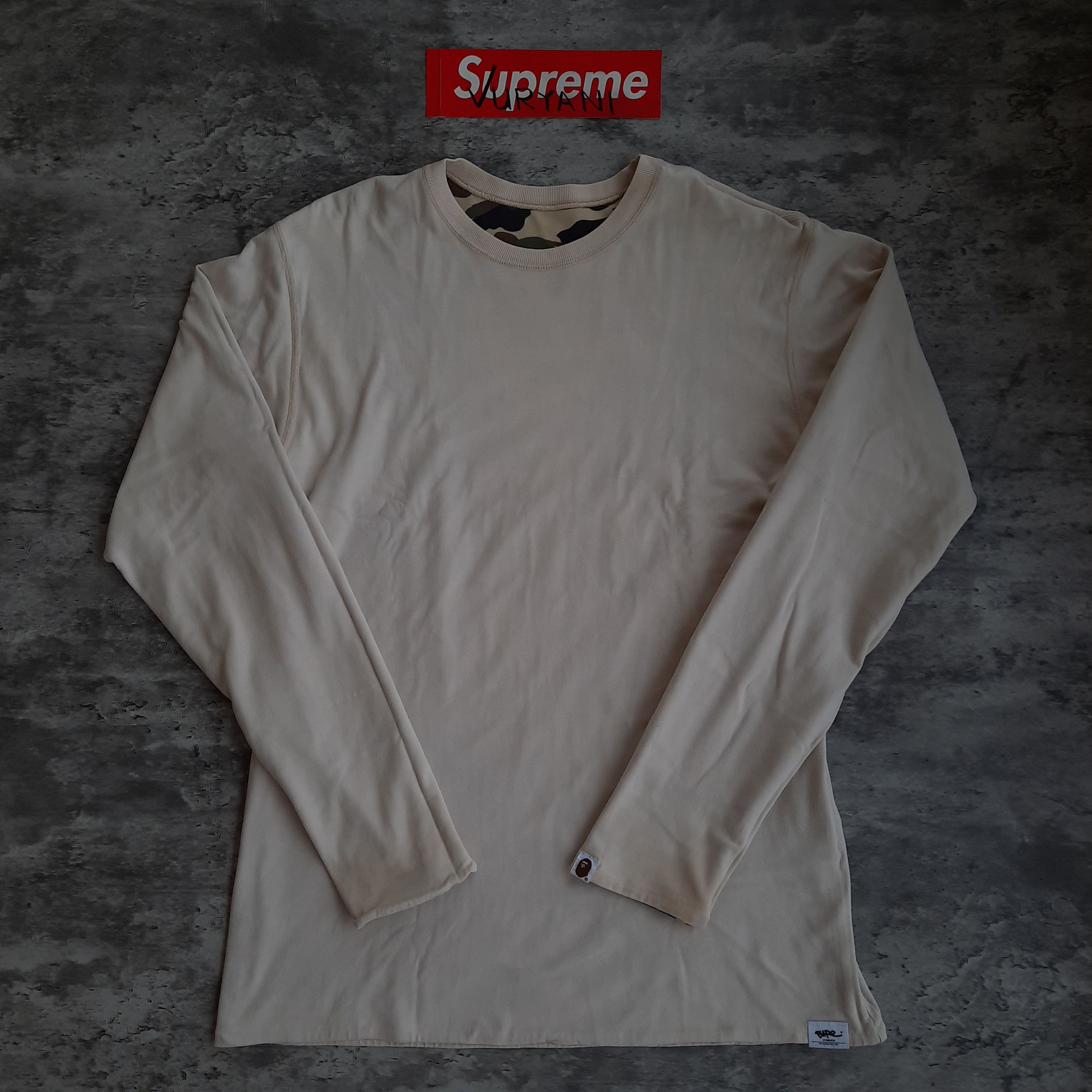 Bape × Vintage 1st Camo Reversible Long Sleeve Tee Size US M / EU 48-50 / 2 - 5 Thumbnail