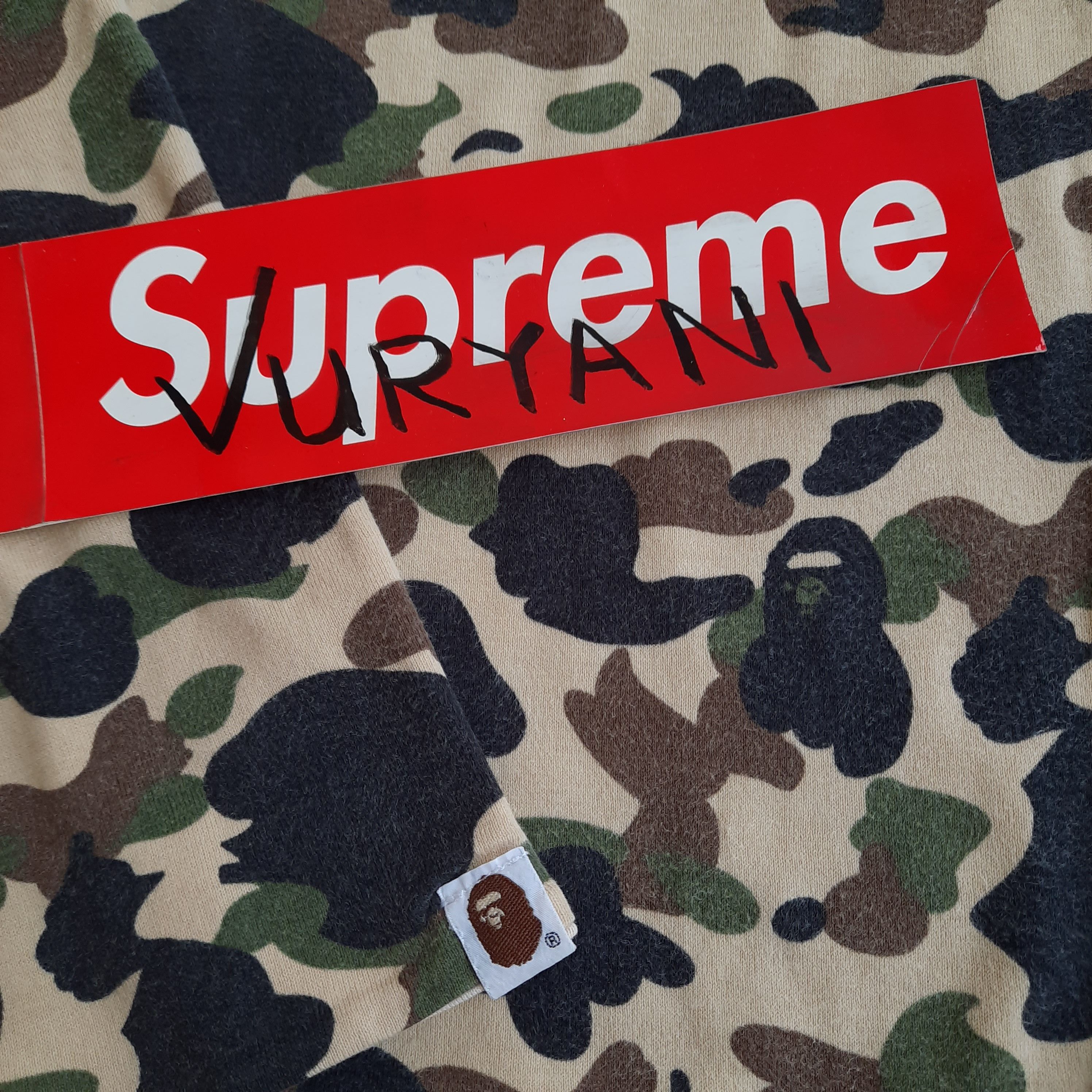 Bape × Vintage 1st Camo Reversible Long Sleeve Tee Size US M / EU 48-50 / 2 - 3 Thumbnail