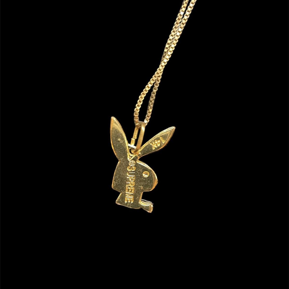 Supreme Playboy 14k Gold Pendant