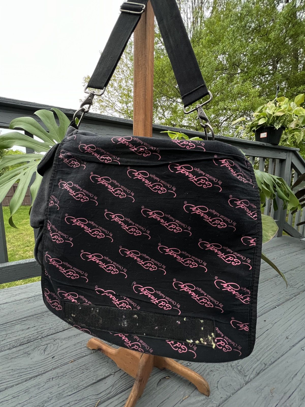 NWOTs Ed Hardy Universal buy Tattoo Pink w/Sequins Messenger/Laptop/Book Bag, VHTF!