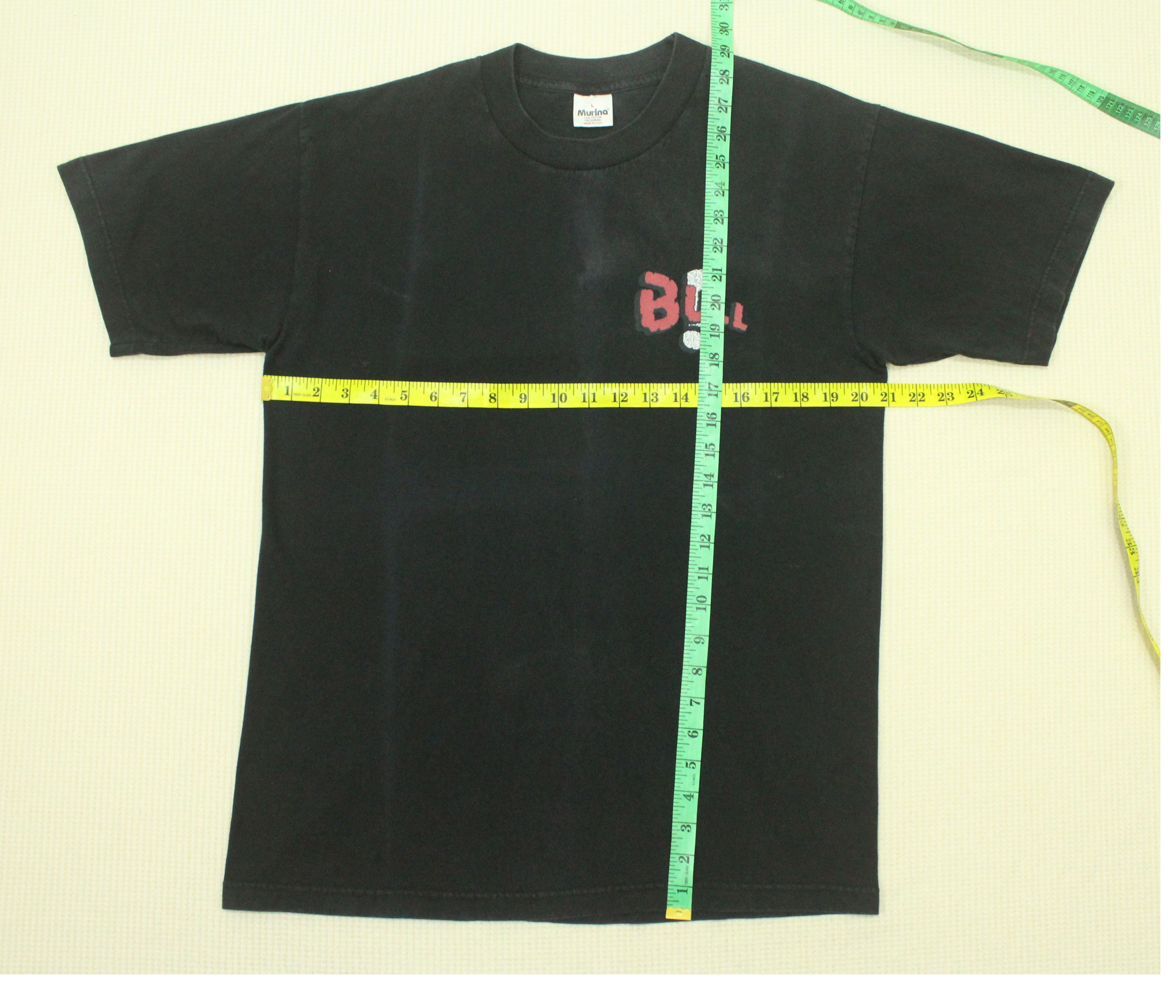 Vintage Vintage 90s BULL T Shirt Nightmare Sunfaded Distressed Shirt Size US L / EU 52-54 / 3 - 5 Thumbnail