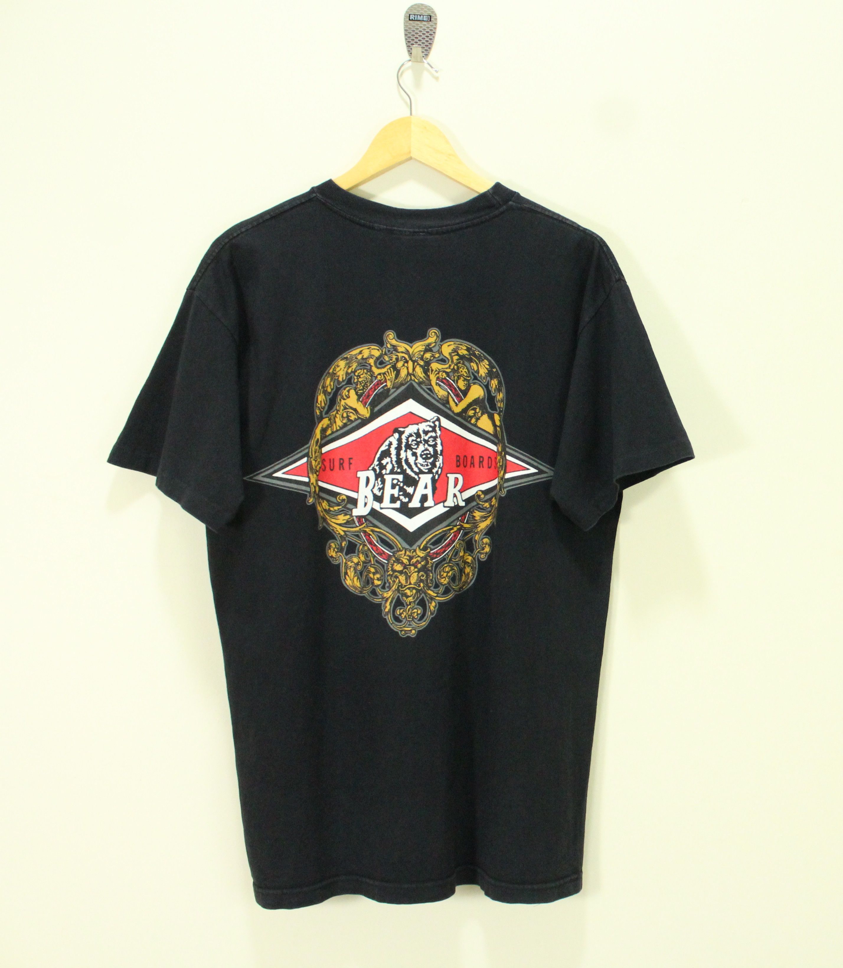 Vintage Vintage 90s BEAR T Shirt Surf Skate Punk Grunge Size US L / EU 52-54 / 3 - 2 Thumbnail