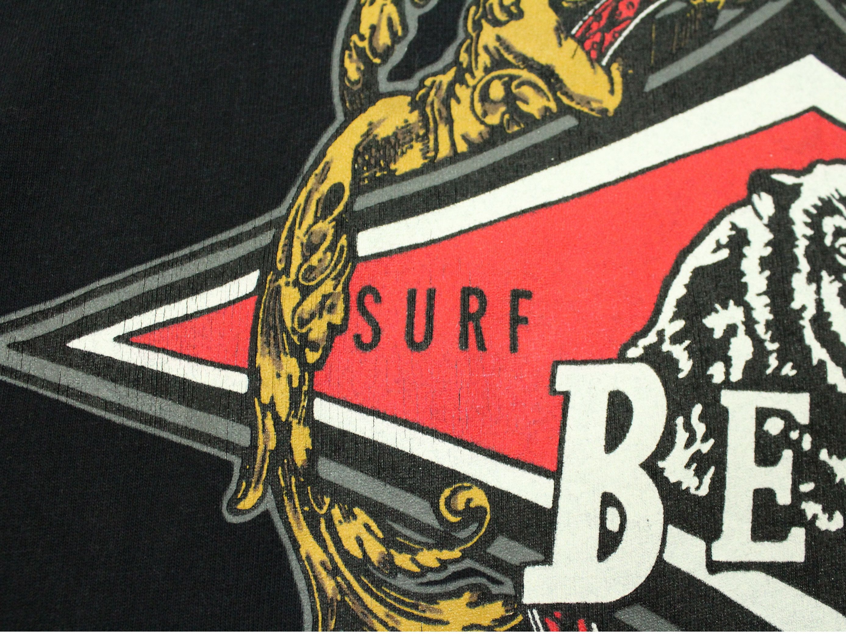 Vintage Vintage 90s BEAR T Shirt Surf Skate Punk Grunge Size US L / EU 52-54 / 3 - 5 Thumbnail