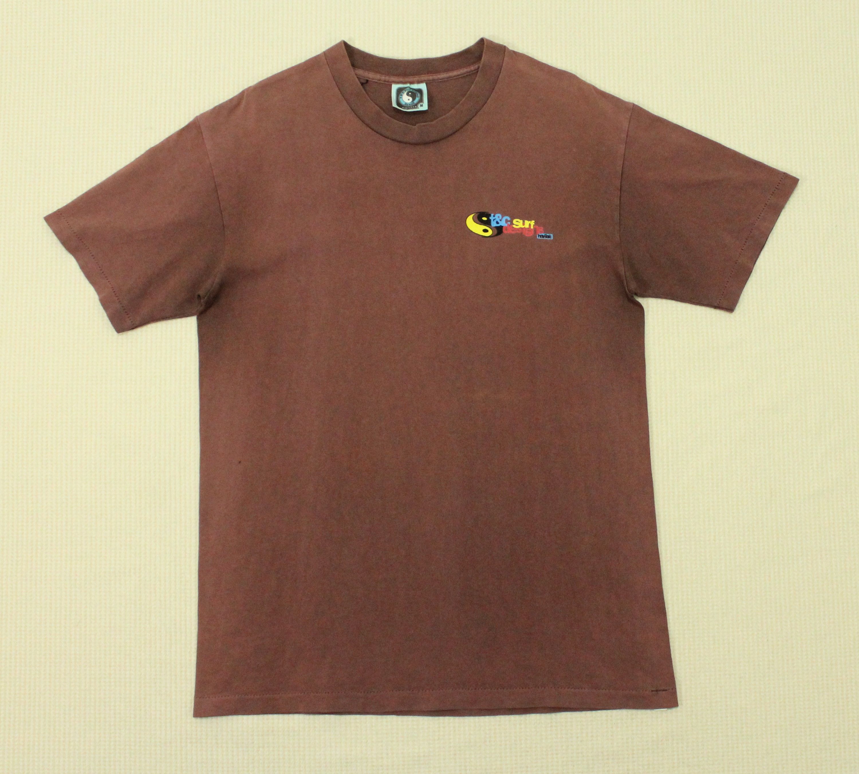 Vintage Vintage 90s T&C SURF T Shirt Faded Distressed Surf Size US M / EU 48-50 / 2 - 5 Thumbnail